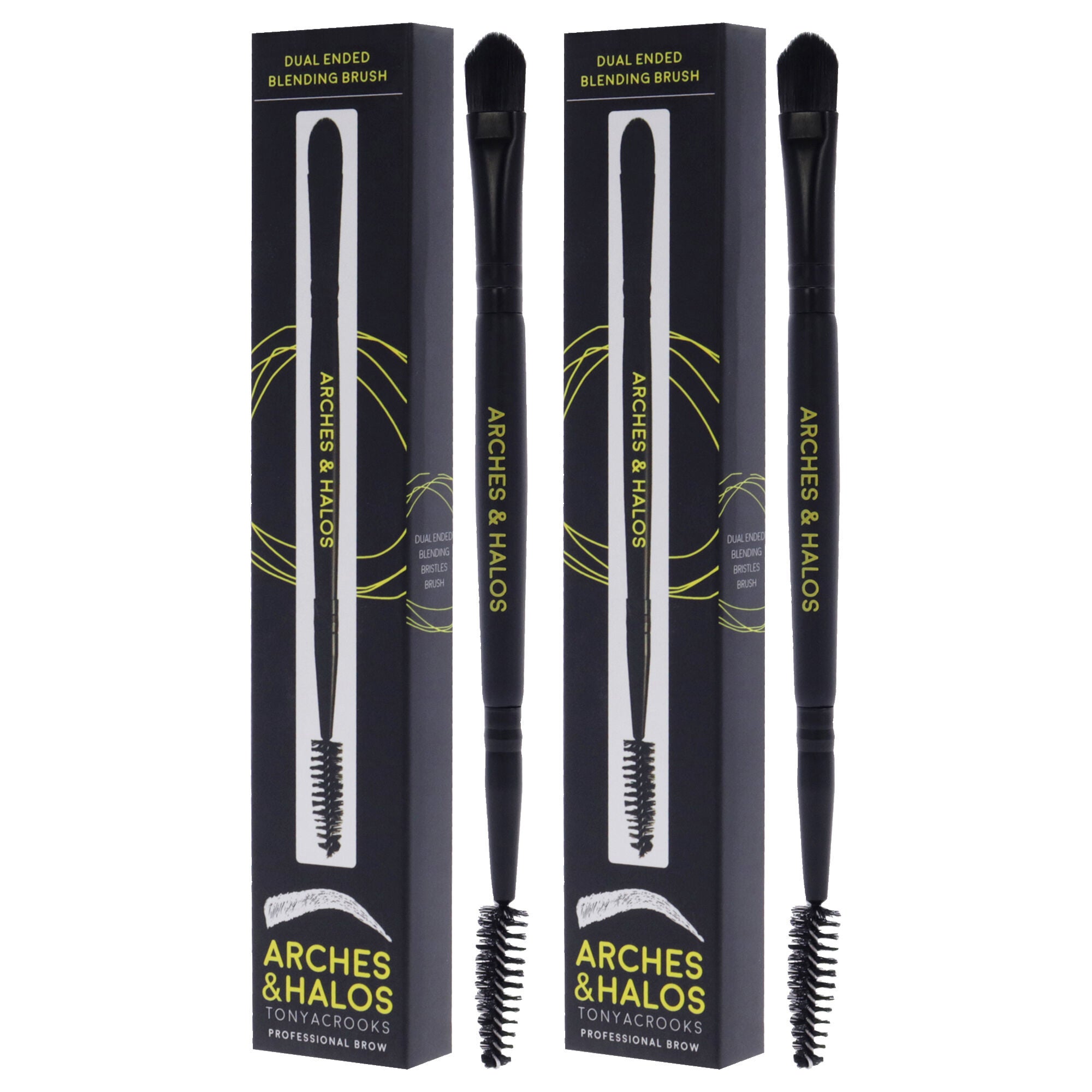 Dual Ended Blending Brush by Arches and Halos for Unisex - 1 Pc Brush - Pack of 2, See Description, alternate image number 2