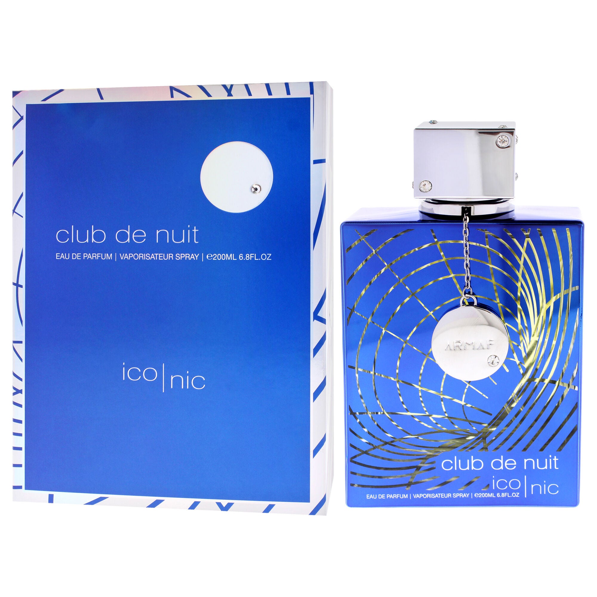Club De Nuit Iconic Blue by Armaf for Men - 6.8 oz EDP Spray, Clear, alternate image number 3