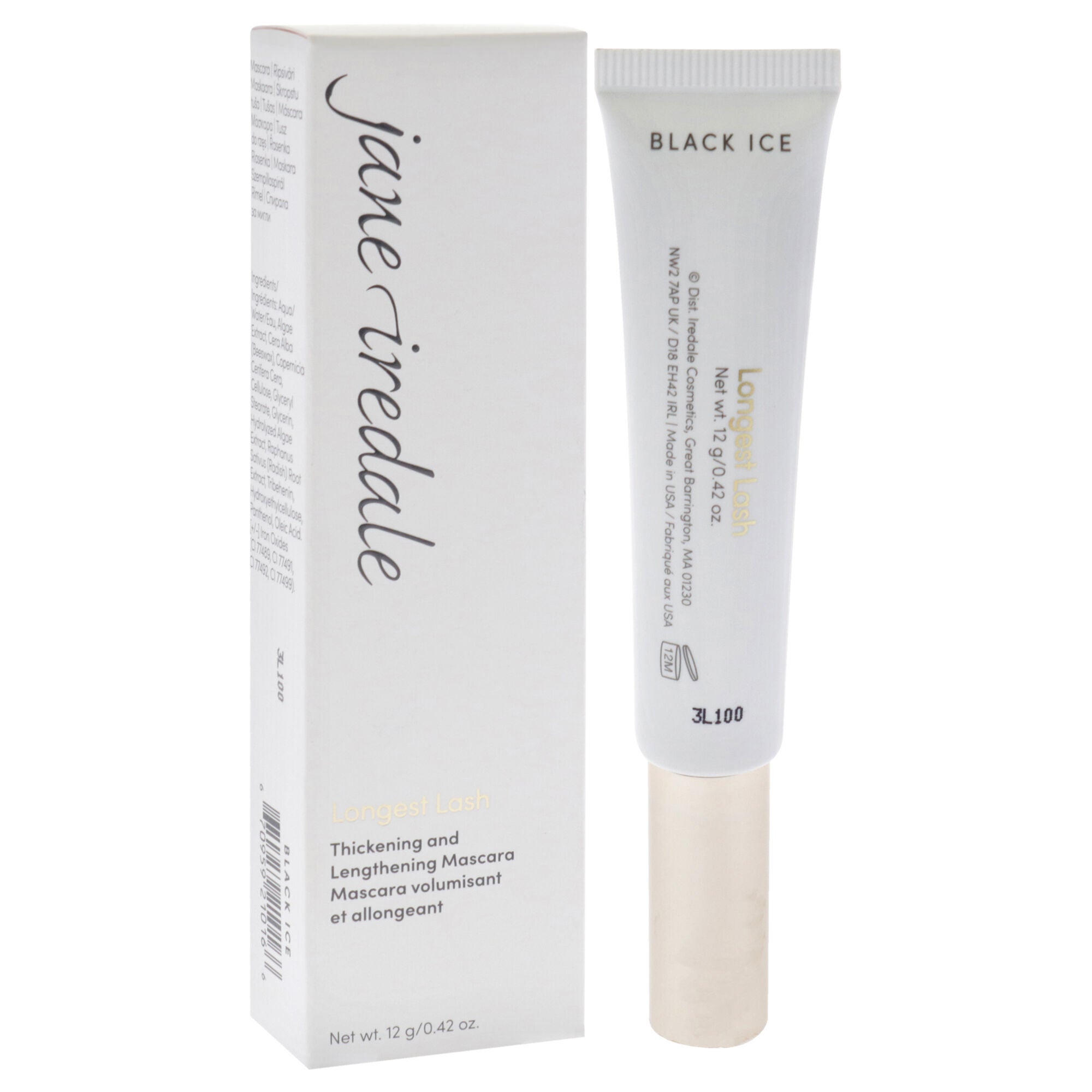 Longest Lash Thickening And Lengthening - Black Ice by Jane Iredale for Women - 0.42 oz Mascara, See Description, alternate image number 2