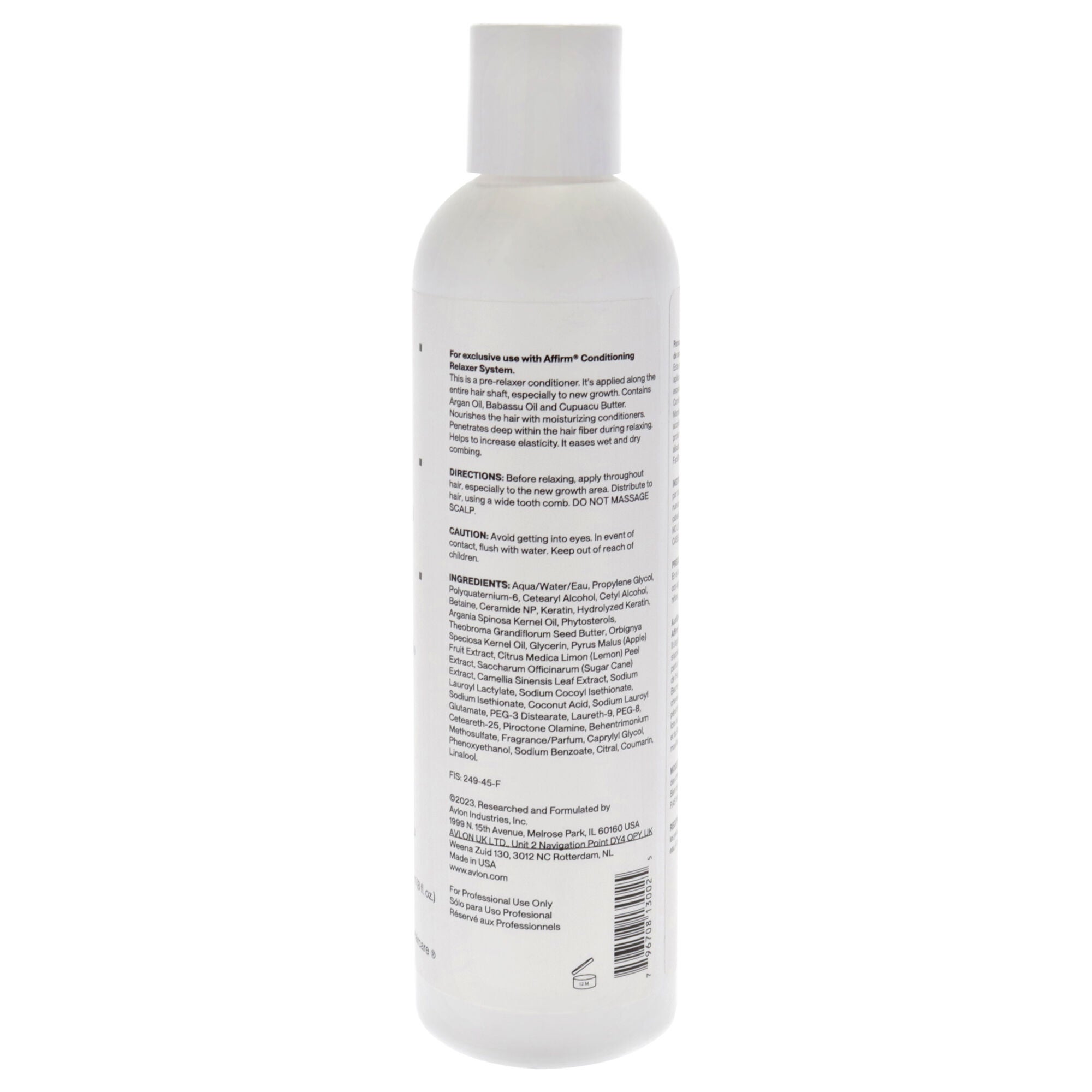 Affirm Conditioning Relaxer System Protector by Avlon for Unisex - 8 oz Treatment, See Description, alternate image number 1