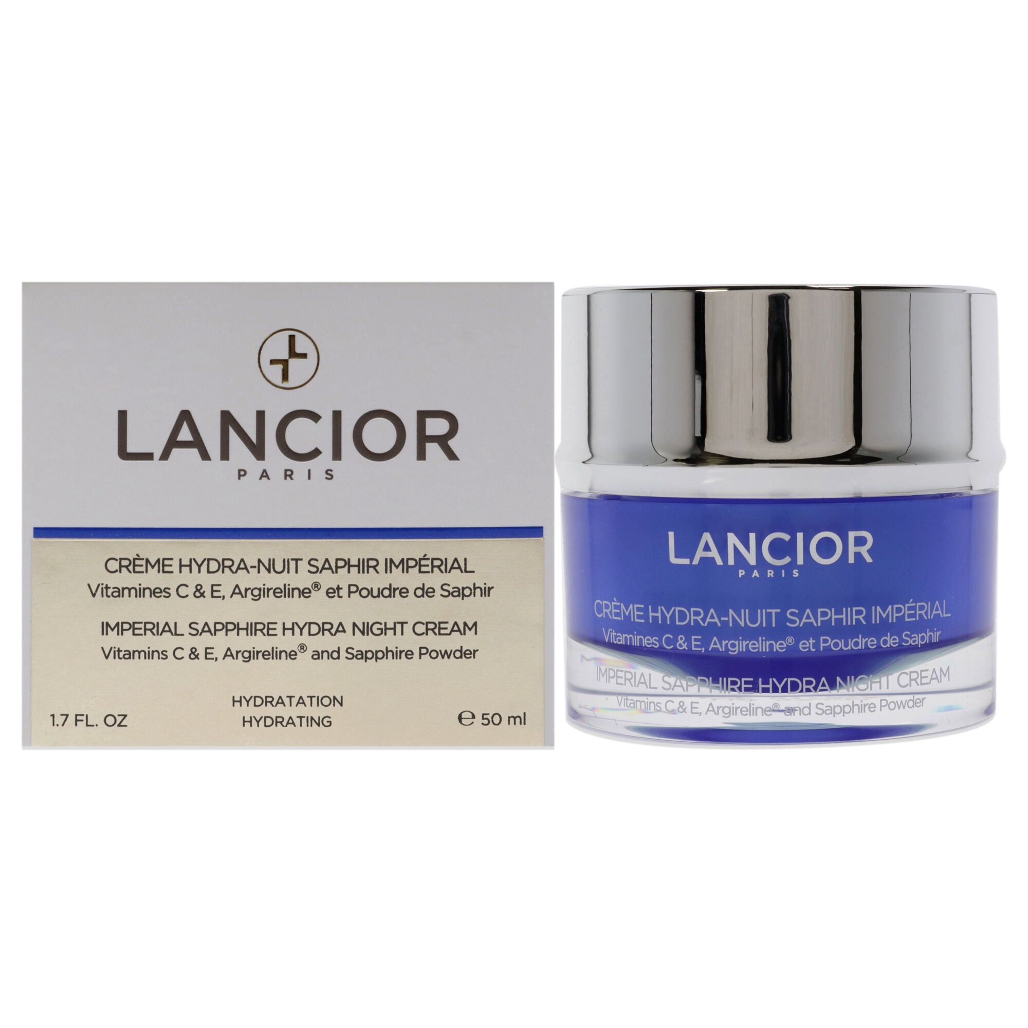 Imperial Sapphire Hydra Night Cream by Lancior for Unisex - 1.7 oz Cream, NA, hi-res image number 0