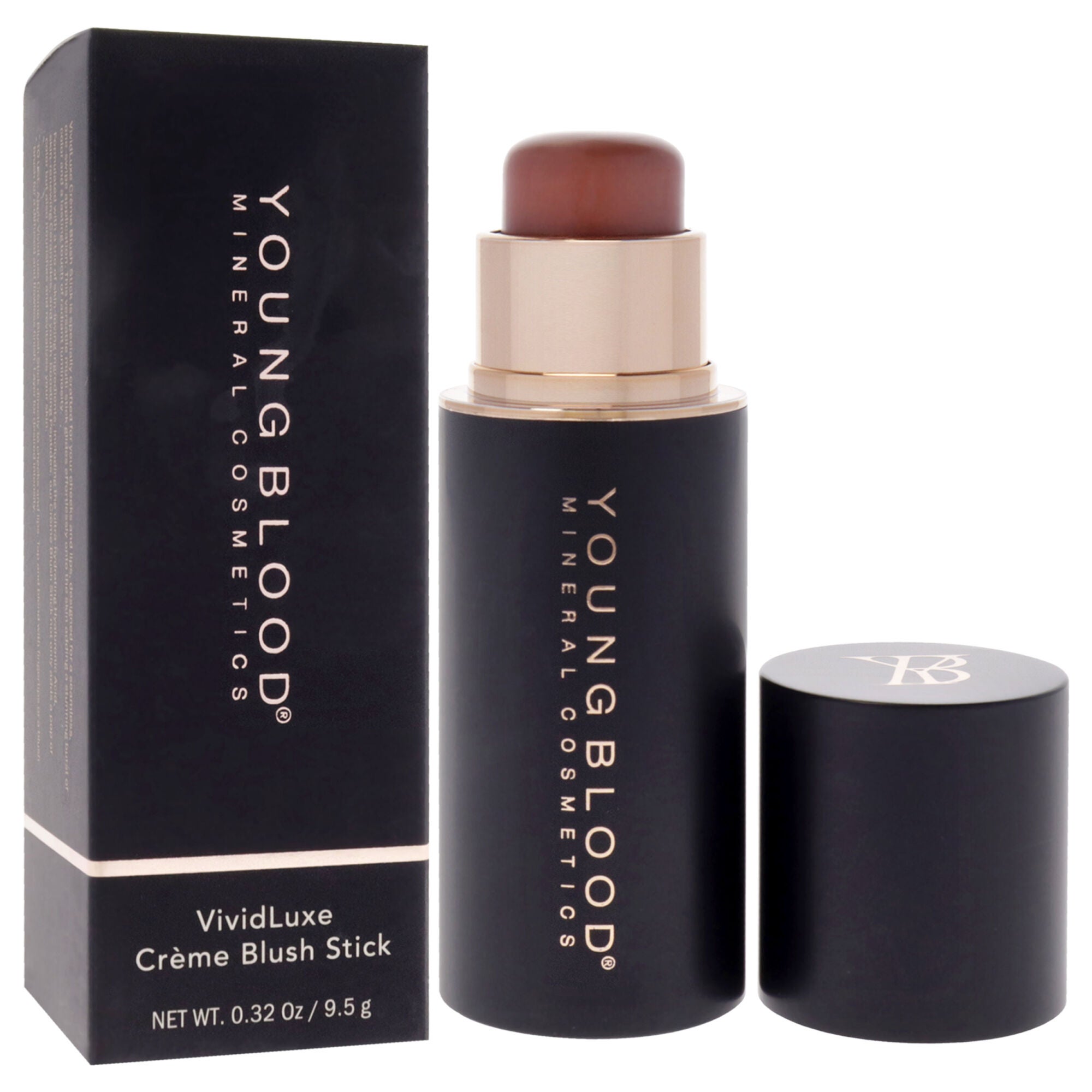 VividLuxe Creme Blush Stick - Tiramisu by Youngblood for Women - 0.32 oz Blush, See Description, alternate image number 1