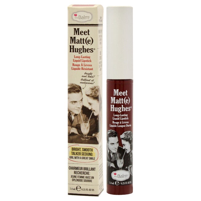 Meet Matte Hughes Long Lasting Liquid Lipstick - Fierce by the Balm for Women - 0.25 oz Lipstick, NA, alternate image number null