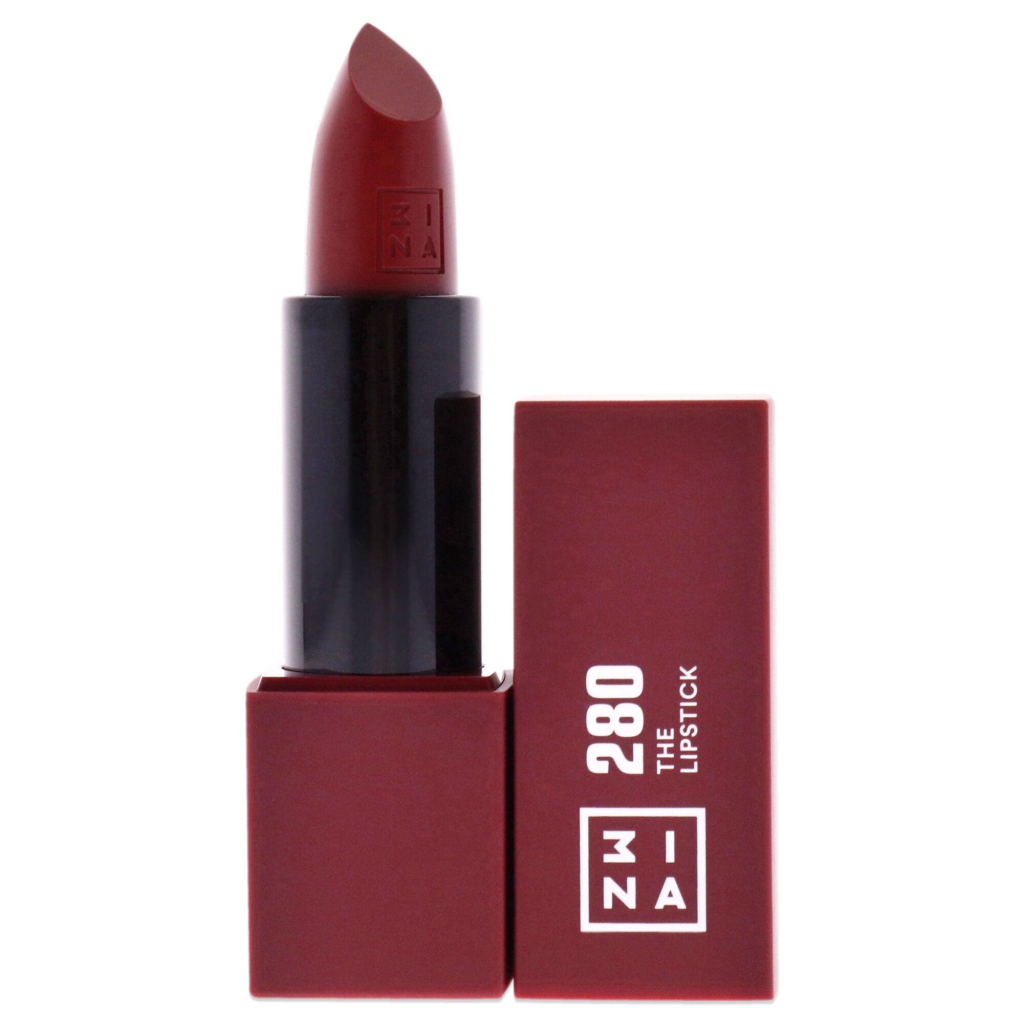 The Lipstick - 280 Shiny Dark Red by 3INA for Women - 0.11 oz Lipstick, , alternate image number 5