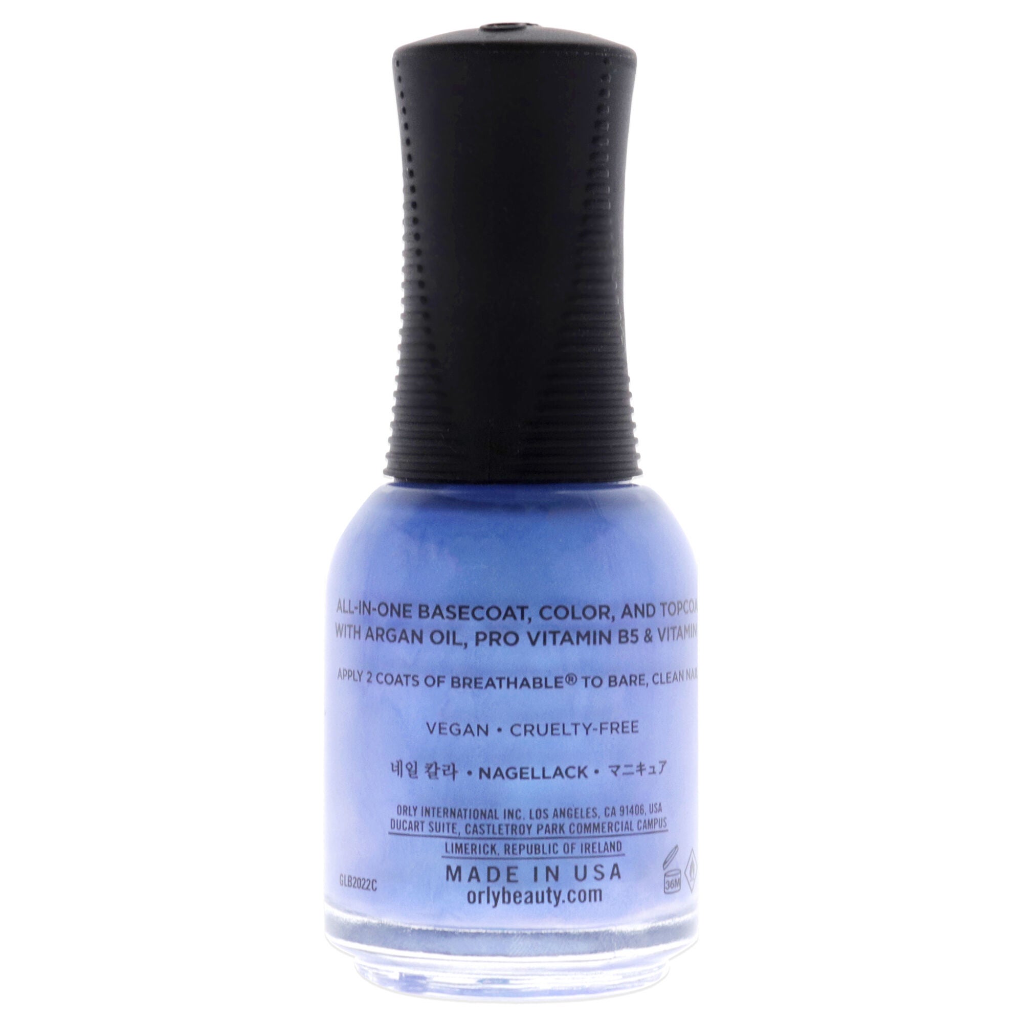 Breathable 1 Step Manicure - 2060033 You Had Me At Hydrangea by Orly for Women - 0.6 oz Nail Polish, Light Blue, alternate image number 1