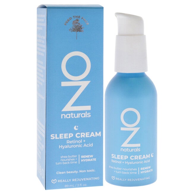 Sleep Cream Retinol Plus Hyaluronic Acid by OZNaturals for Unisex - 3 oz Cream, , alternate image number 6