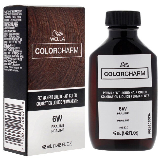 Color Charm Permanent Liquid Hair Color - 6W Praline by Wella for Unisex - 1.42 oz Hair Color, NA, alternate image number null