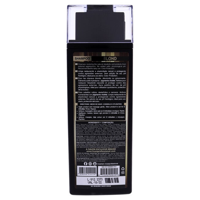 Blond Shampoo by Truss for Unisex - 10.14 oz Shampoo, , alternate image number null