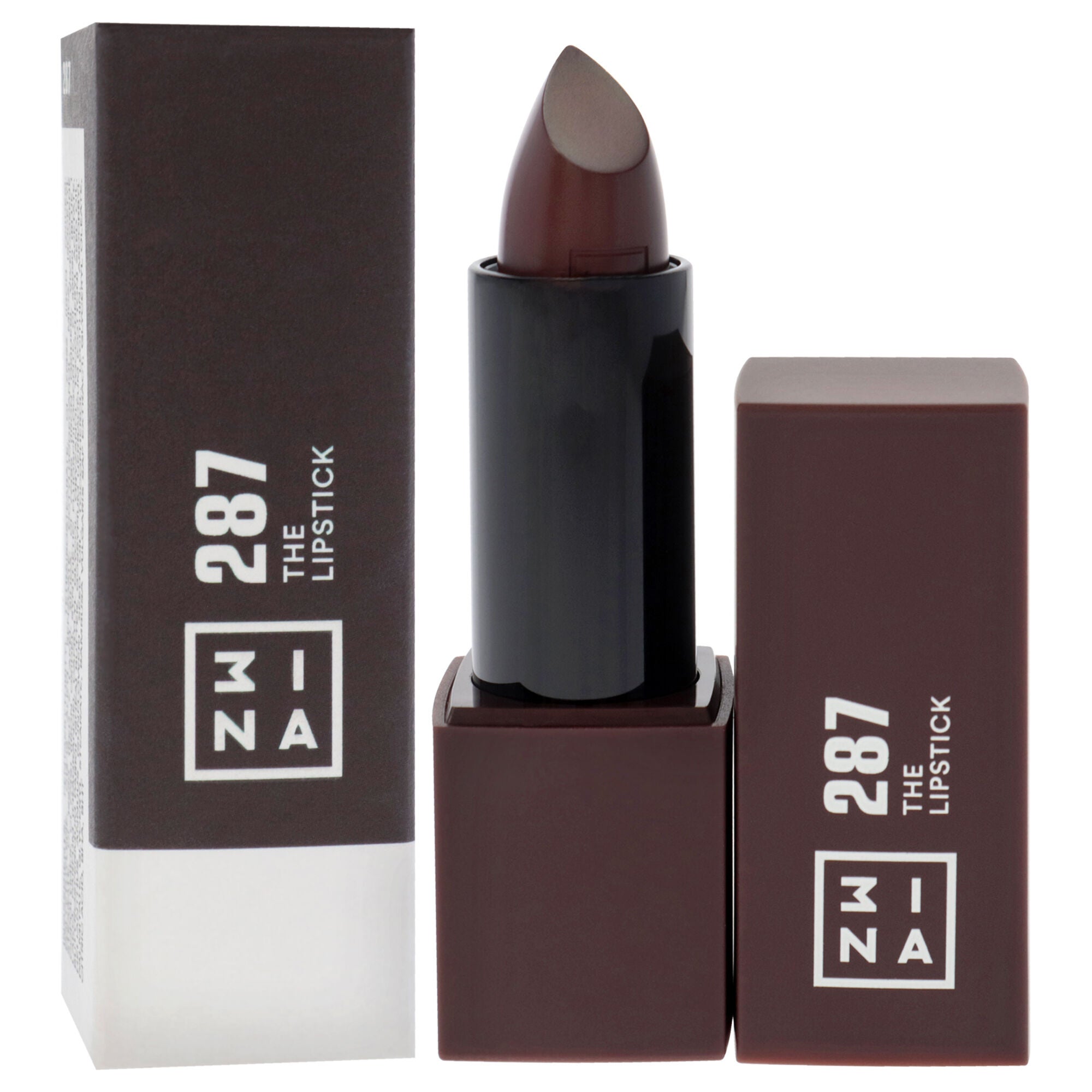 The Lipstick - 287 Dark Chocolate Brown by 3INA for Women - 0.16 oz Lipstick, See Description, alternate image number 1