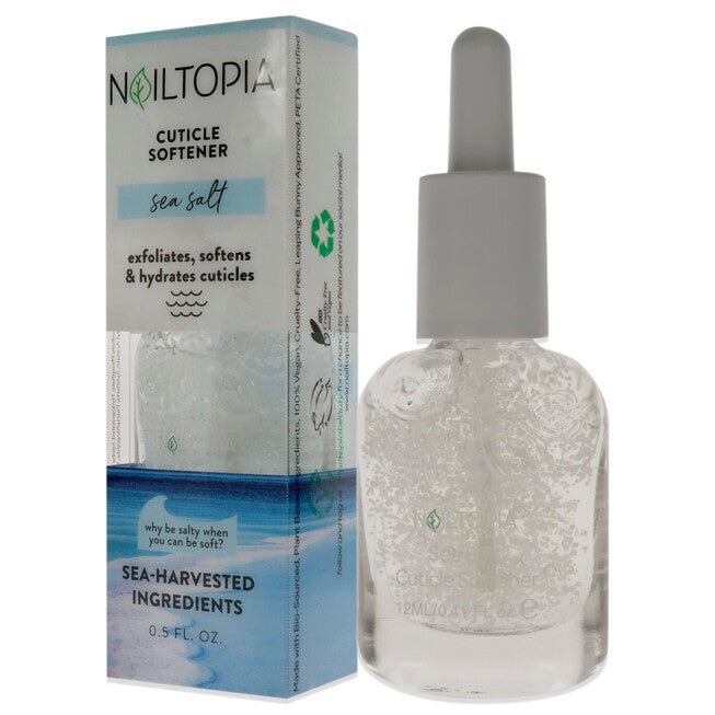 Dead Sea Salt Cuticle Softener by Nailtopia for Women - 0.41 oz Nail Treatment, See Description, alternate image number null