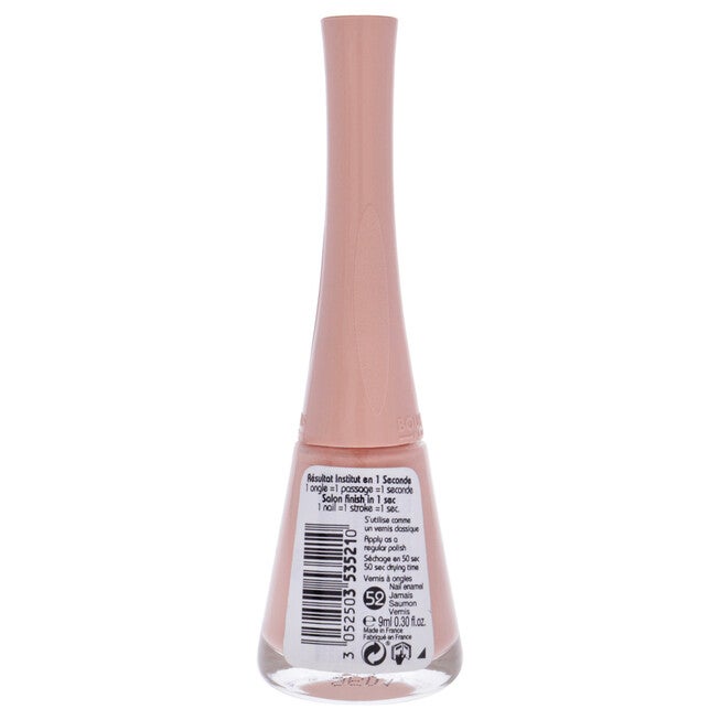1 Seconde - 52 Jamais Saumon Vernis by Bourjois for Women - 0.3 oz Nail Polish, NA, alternate image number null