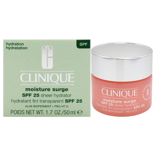 Moisture Surge Sheer Hydrator SPF 25 by Clinique for Women - 1.7 oz Moisturizer, NA, hi-res image number null