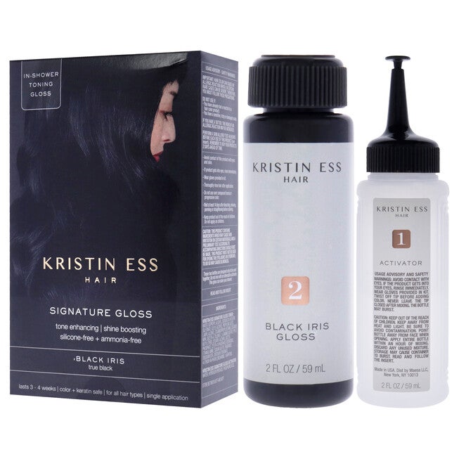 Signature Hair Gloss - Black Iris by Kristin Ess for Unisex - 1 Application Hair Color, , alternate image number 7
