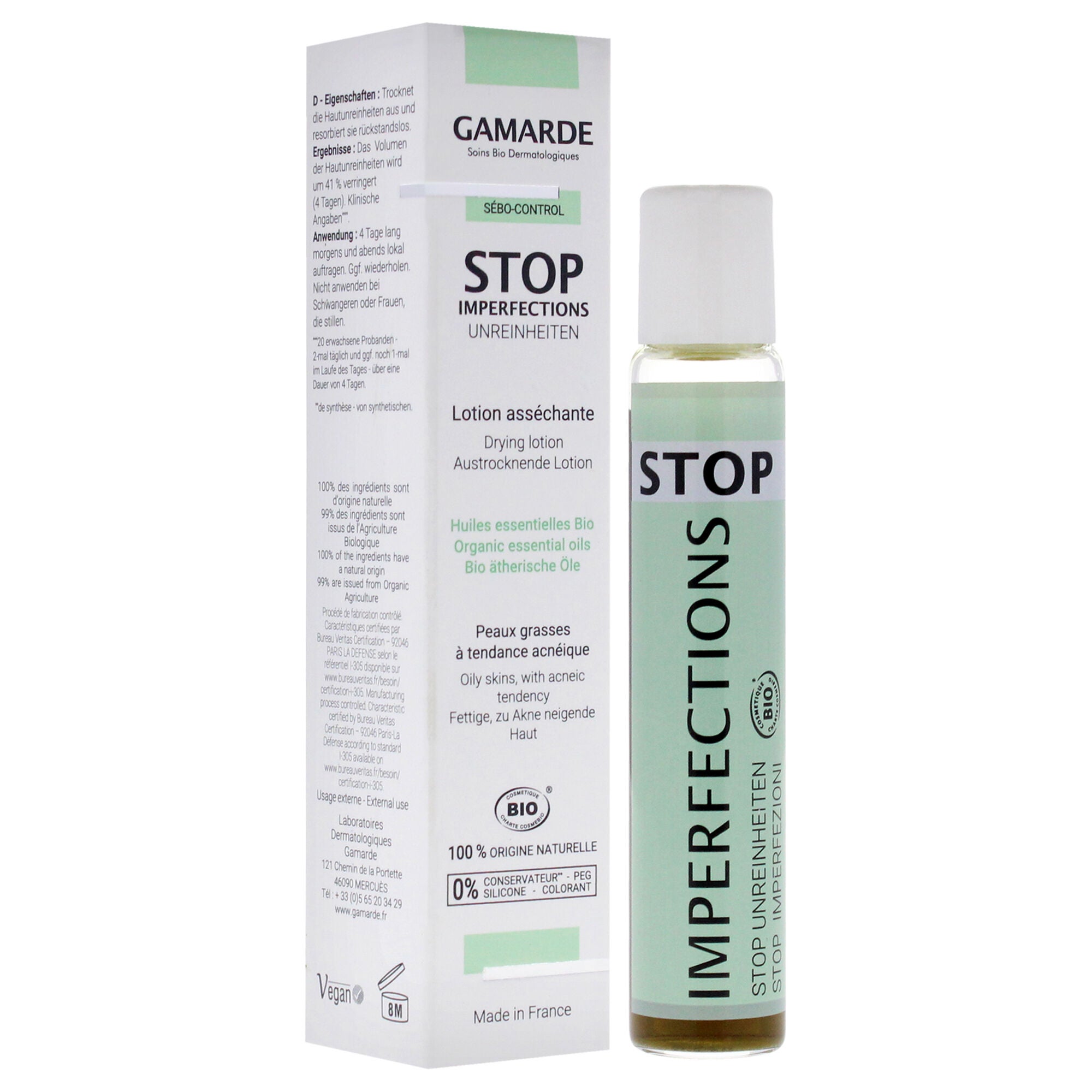 Stop Imperfections Drying Lotion by Gamarde for Women - 0.33 oz Lotion, See Description, alternate image number 1