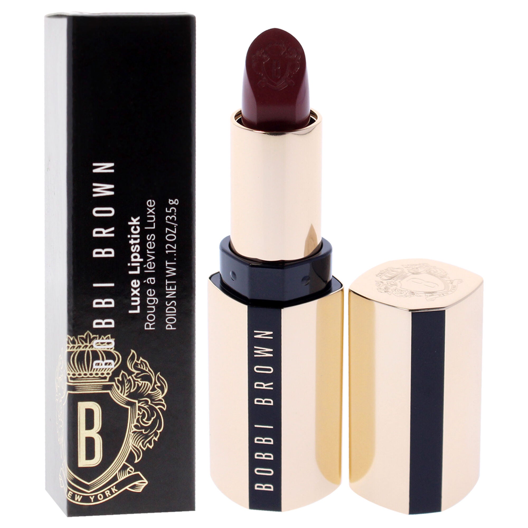 Luxe Lipstick - 608 Downtown Plum by Bobbi Brown for Women - 0.12 oz Lipstick, Pink, alternate image number 2