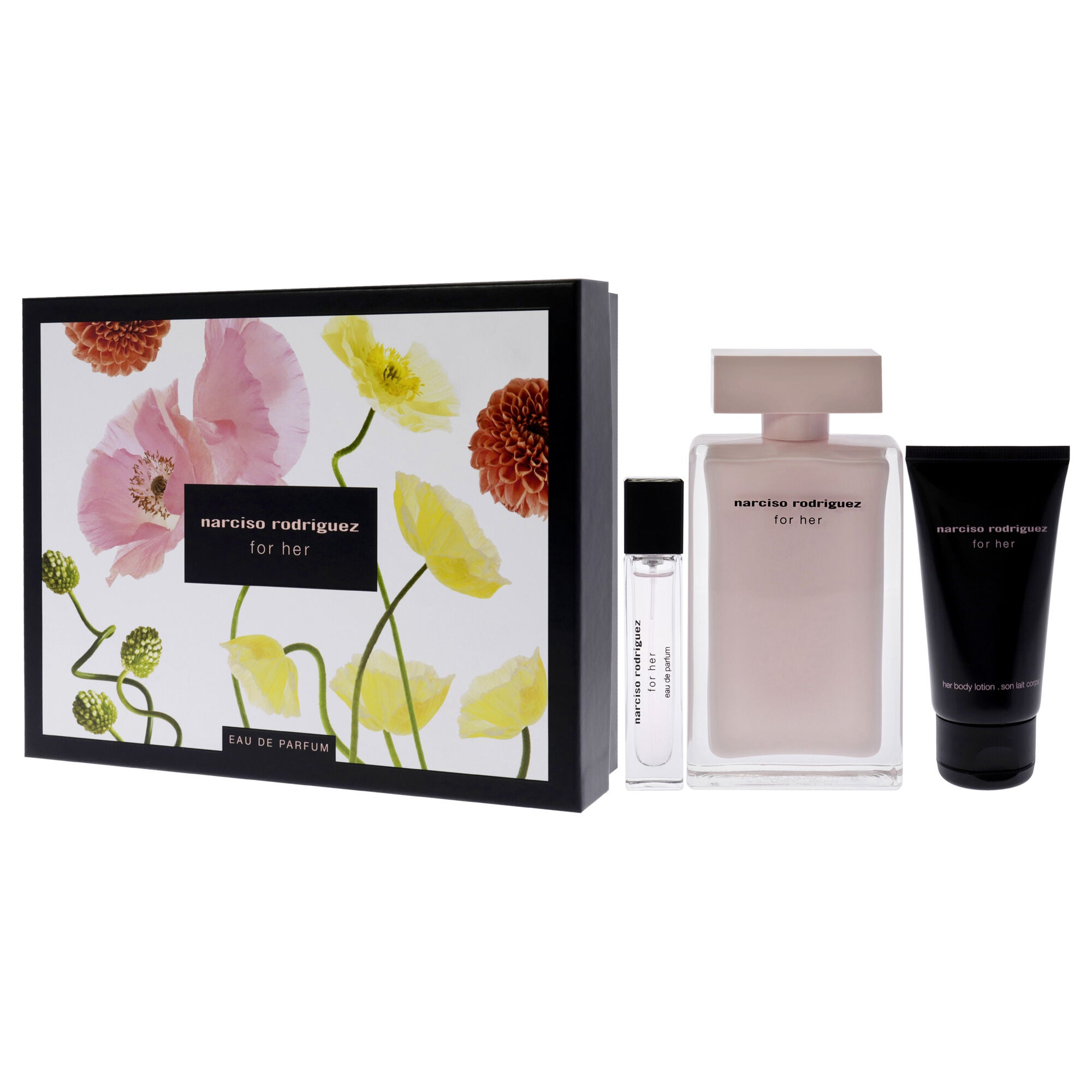 Narciso Rodriguez by Narciso Rodriguez for Women - 3 Pc Gift Set 3.3oz EDP Spray, 0.33oz EDP Spray, 1.6oz Body Lotion, See Description, alternate image number 3
