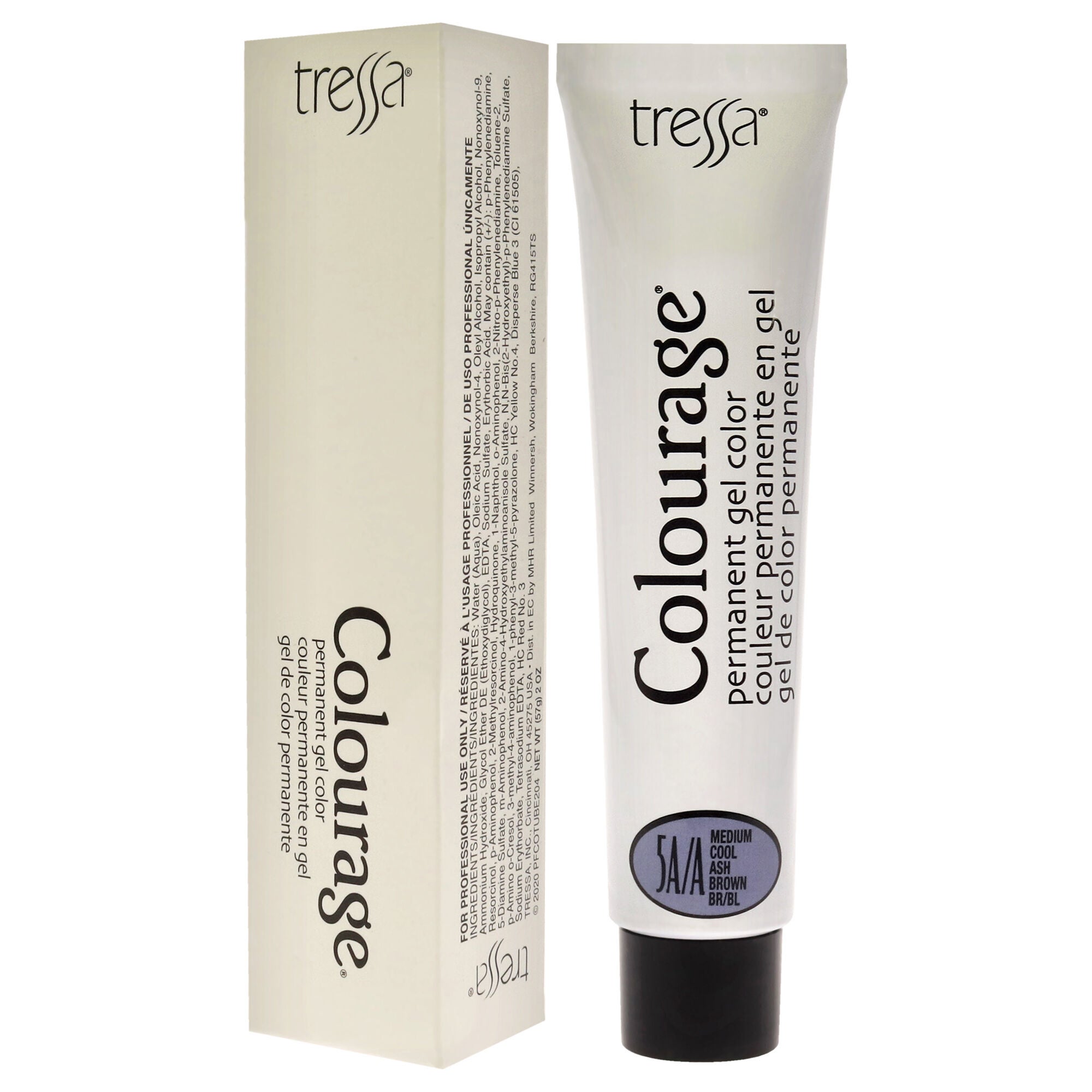 Colourage Permanent Gel Color - 5AA Medium Cool Ash Brown by Tressa for Unisex - 2 oz Hair Color, , alternate image number 7