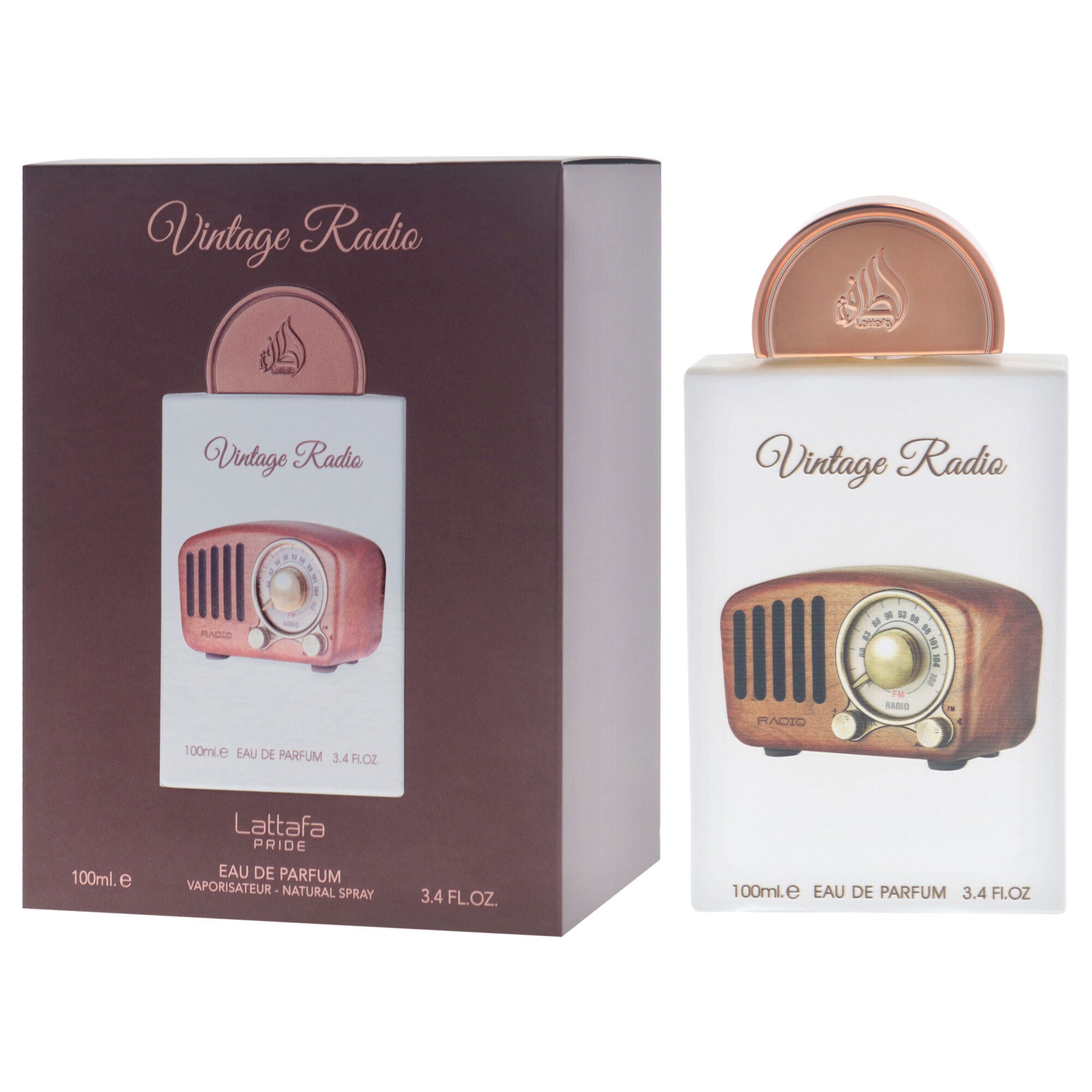 Vintage Radio by Lattafa for Unisex - 3.4 oz EDP Spray, See Description, alternate image number 3