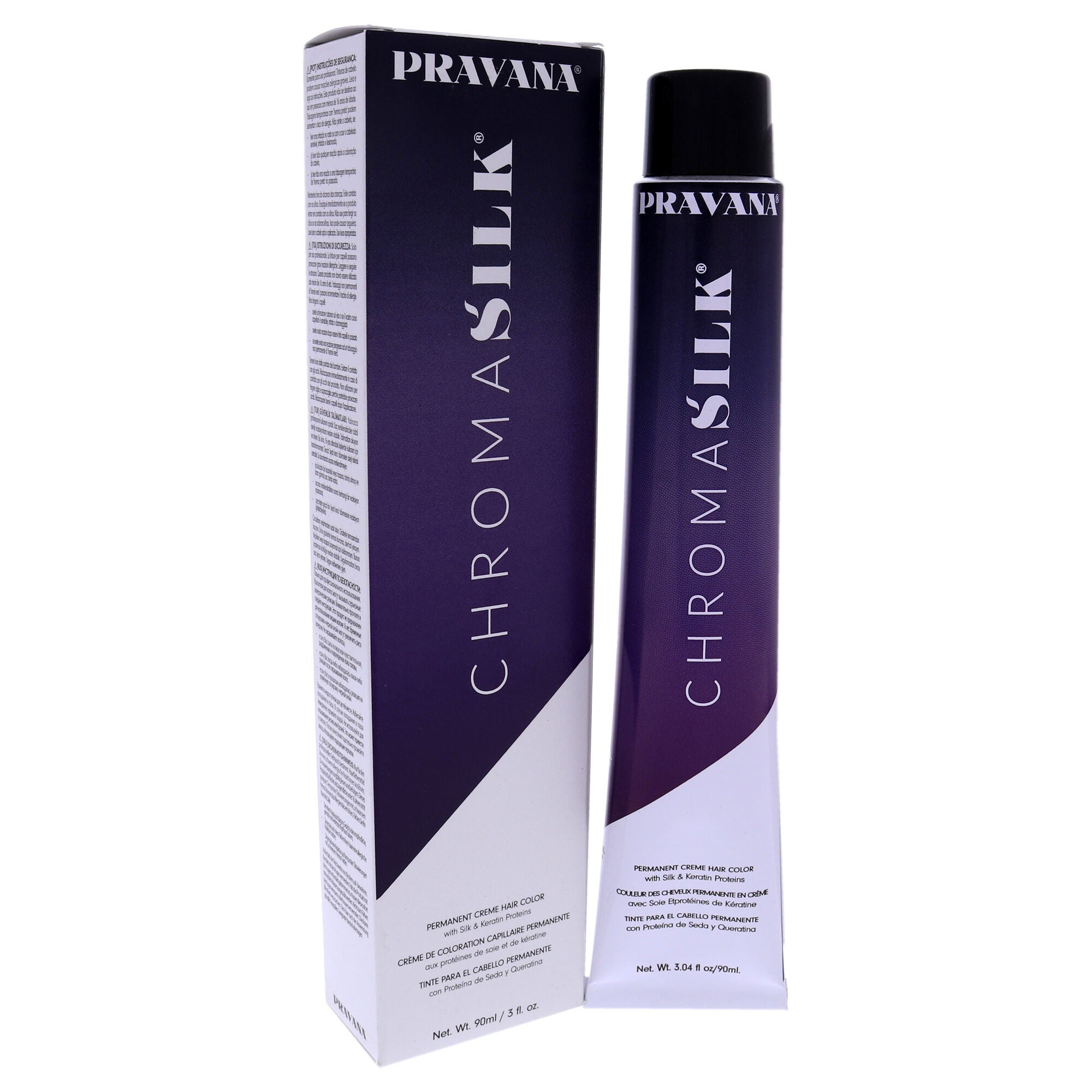 ChromaSilk Creme Hair Color - 4.52 Mahogany Beige Brown by Pravana for Unisex - 3 oz Hair Color, , alternate image number 6