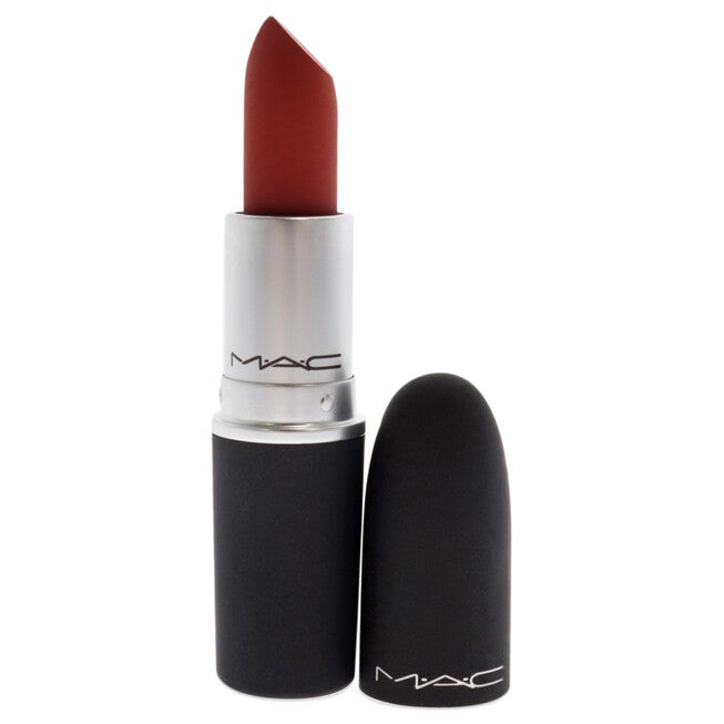 Powder Kiss Lipstick - 316 Devoted To Chili by MAC for Women - 0.1 oz Lipstick, See Description, alternate image number null