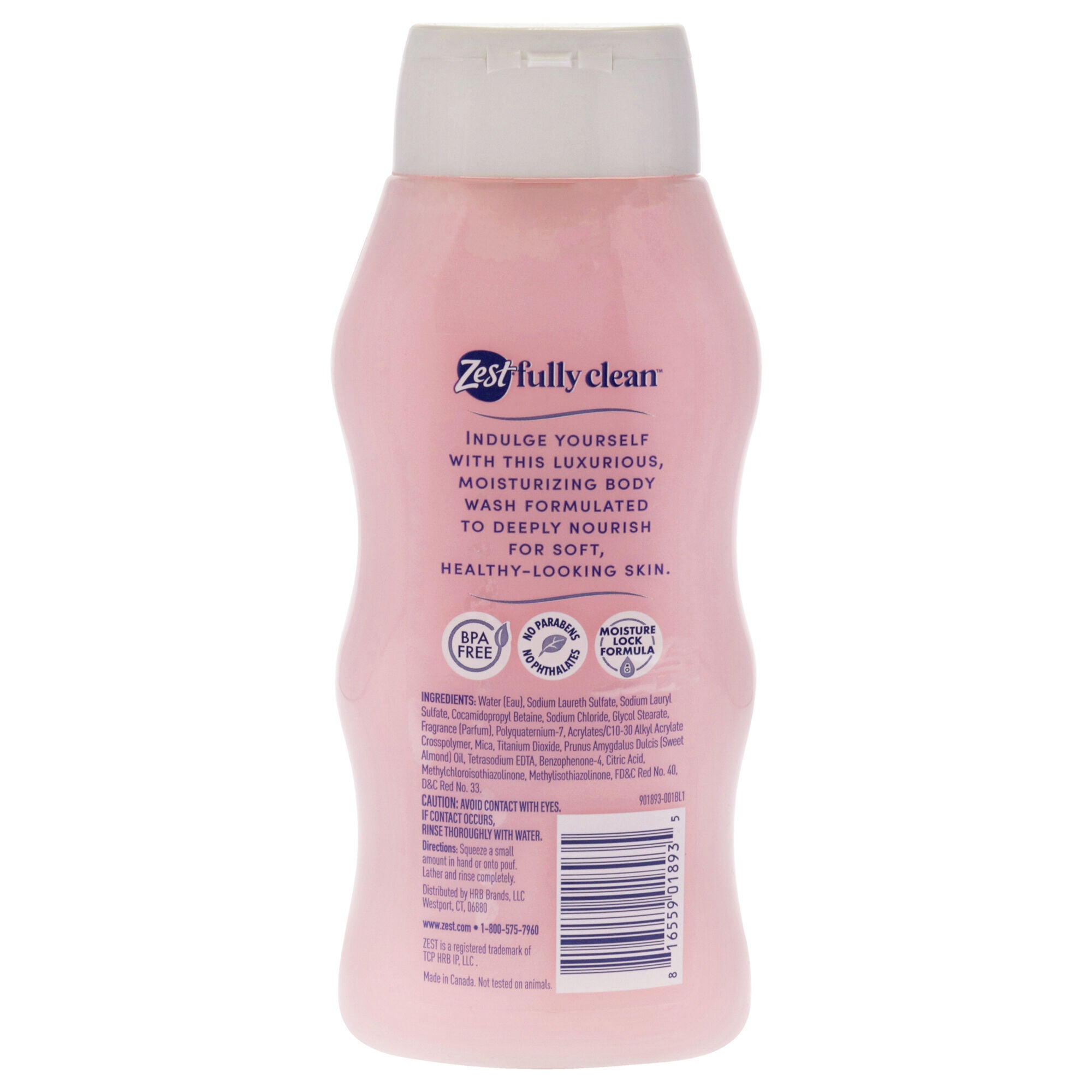 Moisturize and Replenish Body Wash - Orchid and Almond Oil by Zest for Women - 20 oz Body Wash, See Description, alternate image number 1