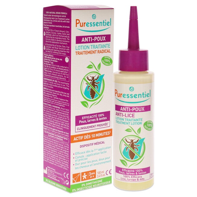 Anti-Lice Treatment Lotion by Puressentiel for Unisex - 3.4 oz Treatment, NA, alternate image number null