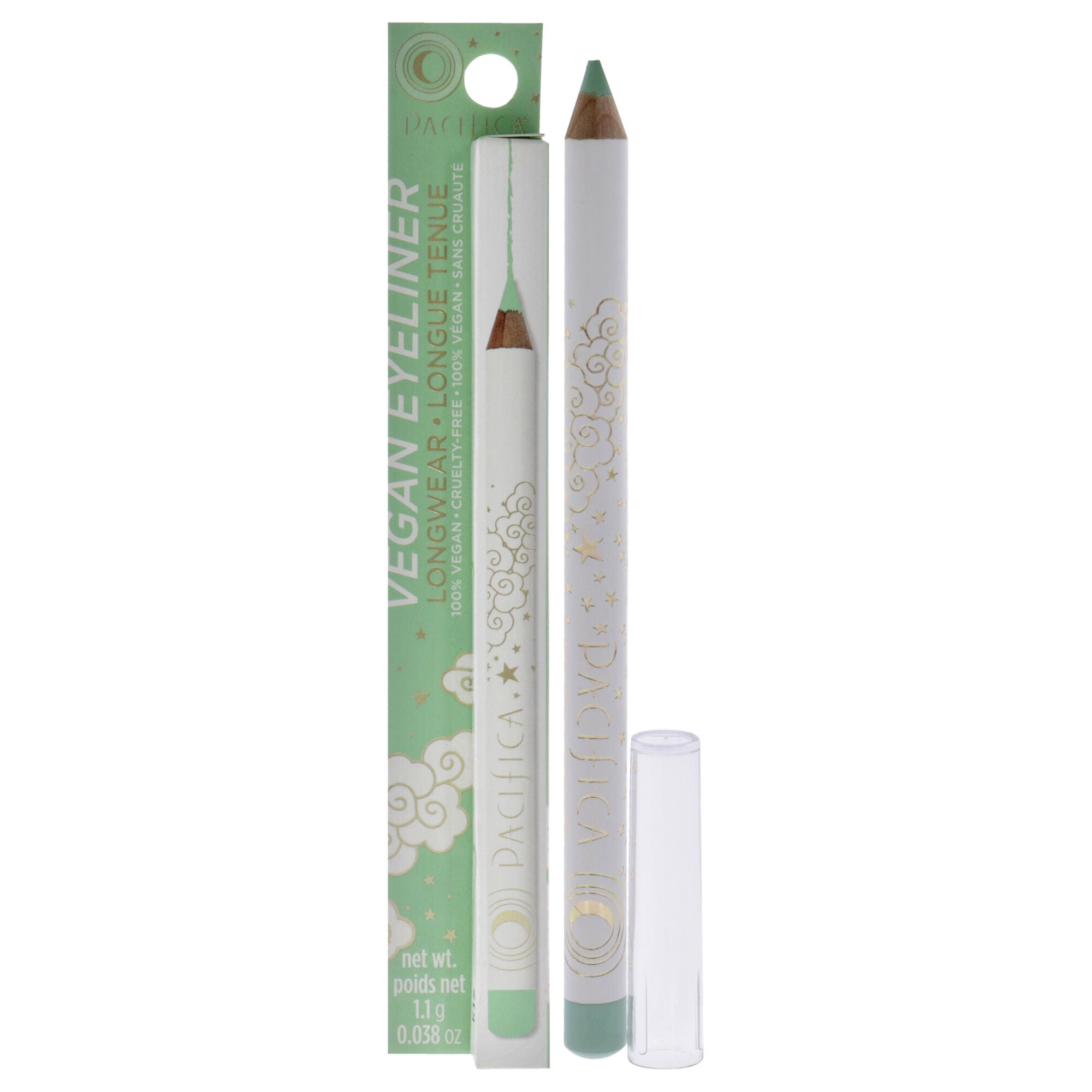 Vegan Longwear Eyeliner - Minty by Pacifica for Women - 0.038 oz Eyeliner, See Description, hi-res image number 0
