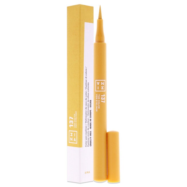 The Color Pen Eyeliner - 137 Yellow by 3INA for Women - 0.034 oz Eyeliner, , alternate image number null