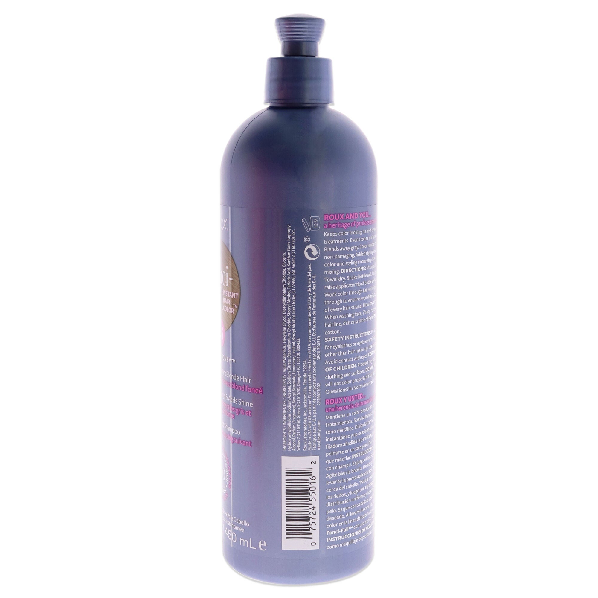 Fanci-Full Rinse Instant Hair Color - 16 Hidden Honey by Roux for Unisex - 15.2 oz Hair Color, See Description, alternate image number 2
