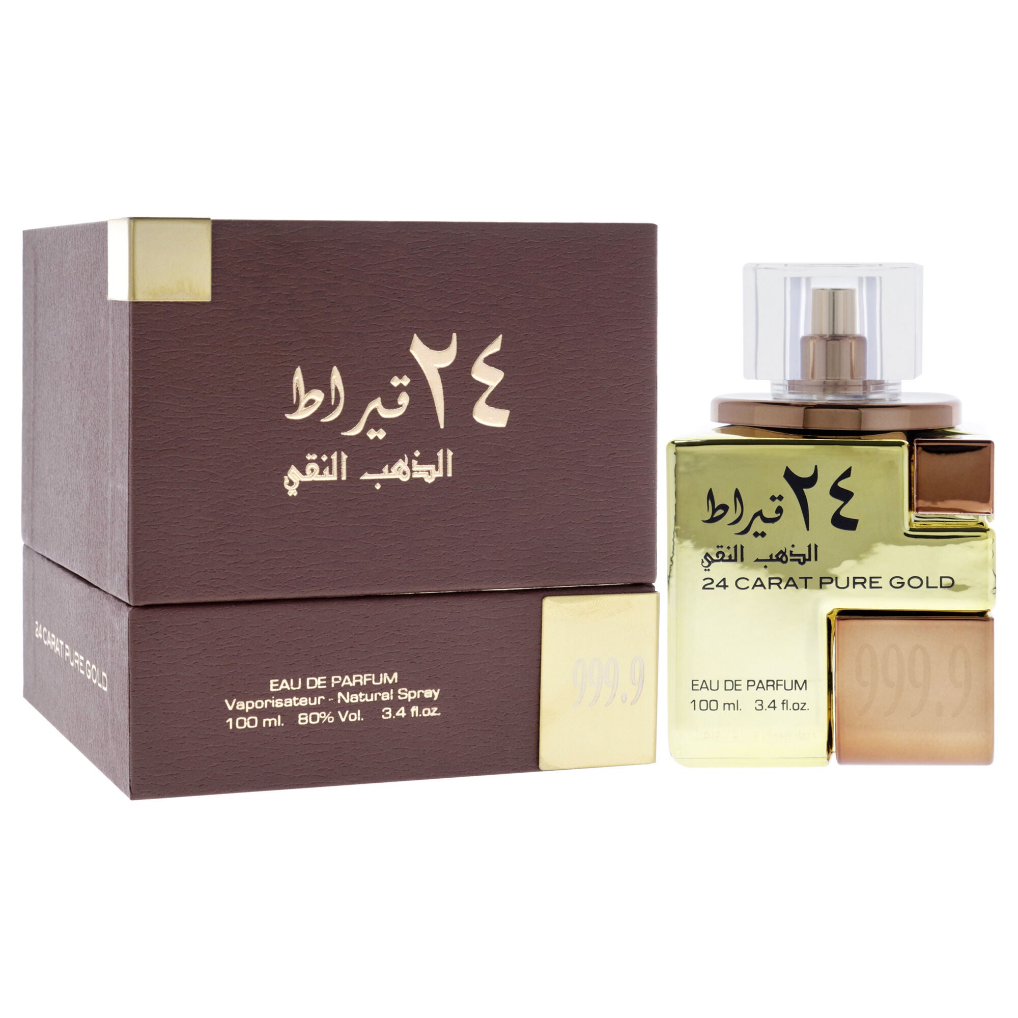 24 Carat Pure Gold by Lattafa for Women - 3.4 oz EDP Spray, See Description, alternate image number 1