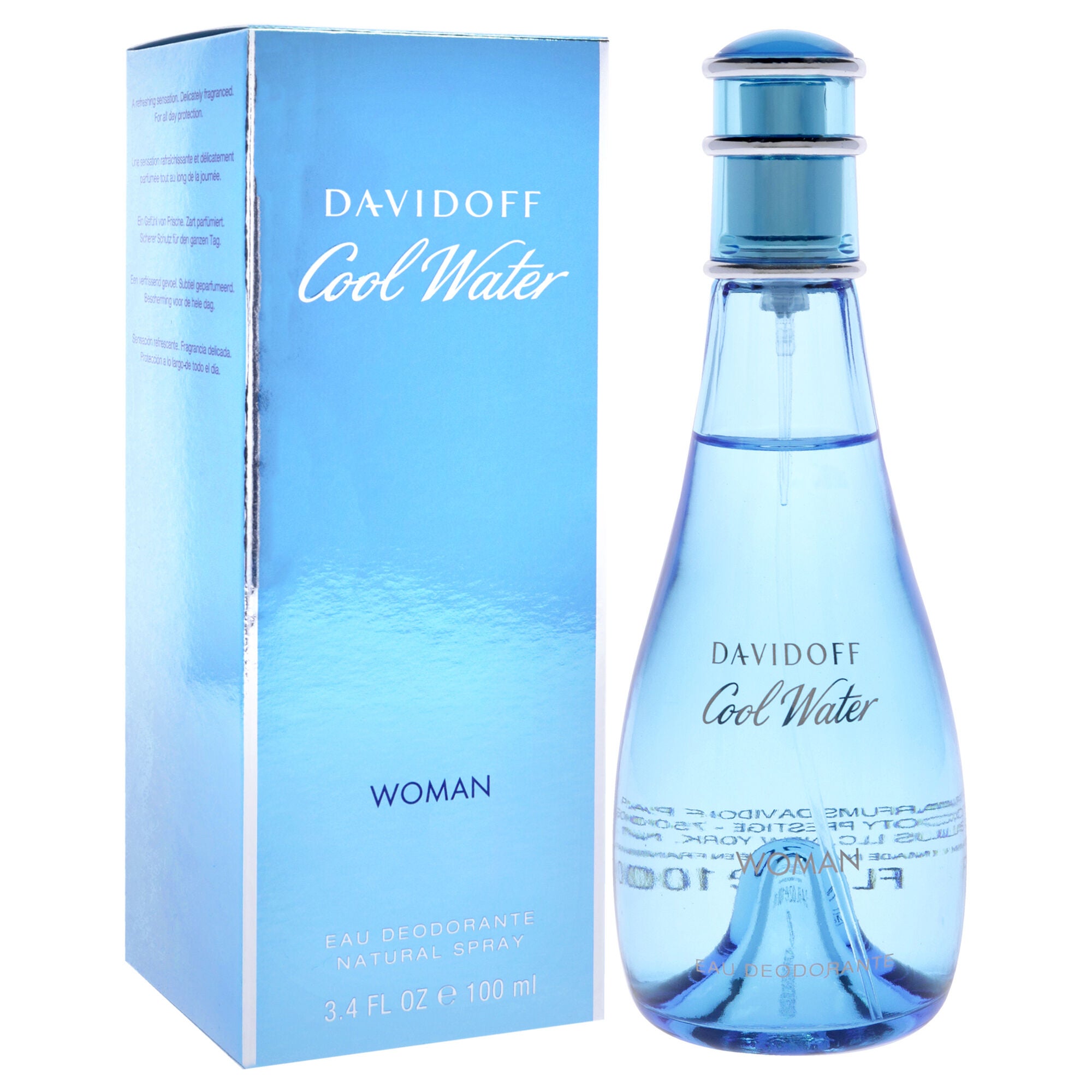Cool Water by Davidoff for Women - 3.4 oz Deodorant Spray, See Description, alternate image number 2