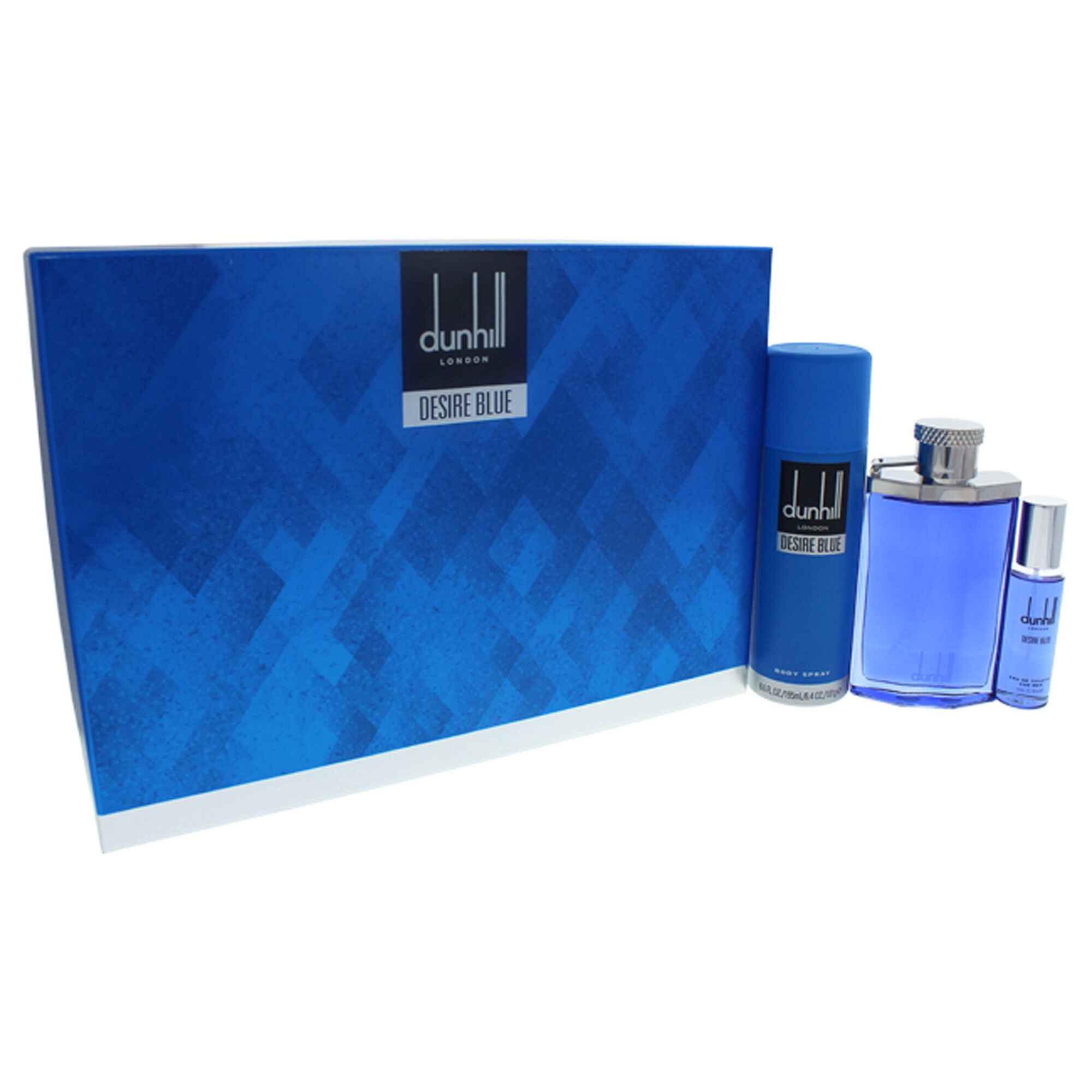 Desire Blue by Alfred Dunhill for Men - 3 Pc Gift Set 3.4oz EDT Spray, 1oz EDT Spray, 6.6oz Body Spray, , alternate image number 1