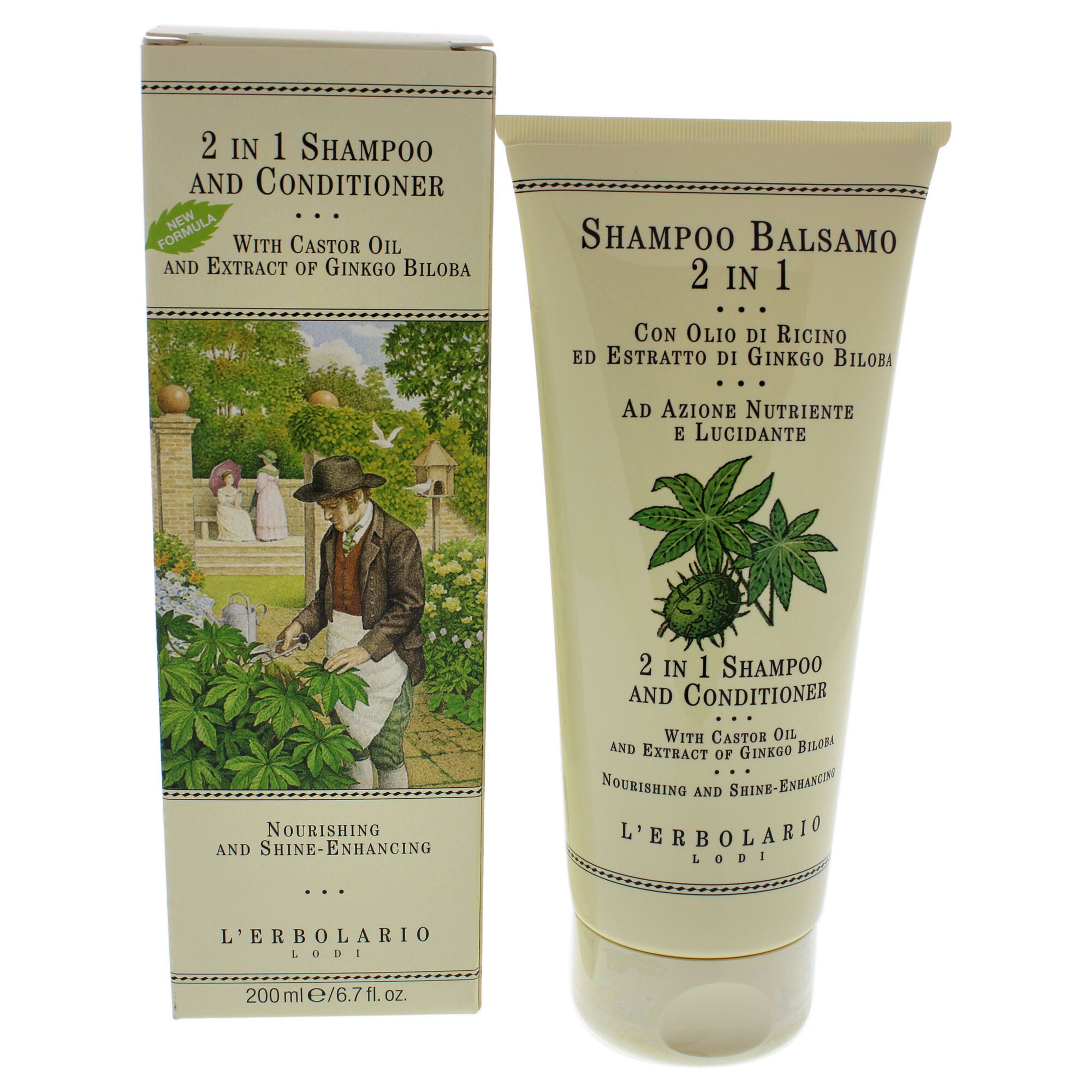 2-In-1 Shampoo and Conditioner by LErbolario for Unisex - 6.7 oz Shampoo, See Description, hi-res image number 0