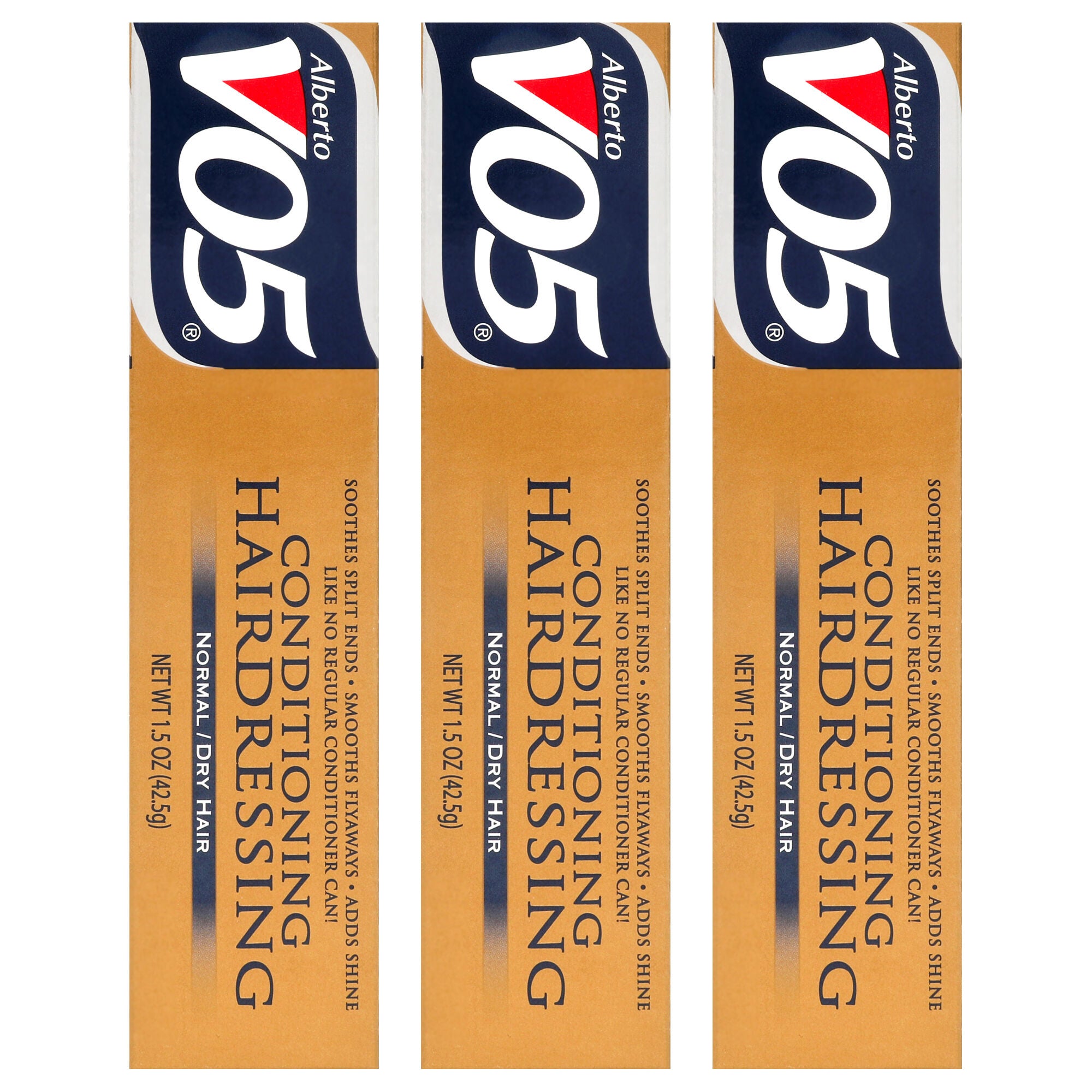 Conditioning Hairdressing - Normal to Dry Hair by Alberto VO5 for Unisex - 1.5 oz Conditioner - Pack of 3, White, alternate image number 4