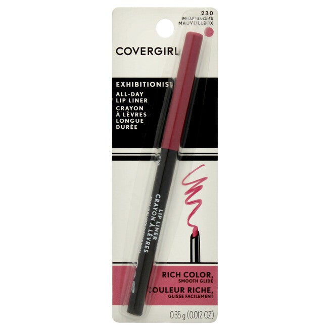 Exhibitionist Lip Liner - 230 Mauvelous by CoverGirl for Women - 0.012 oz Lip Liner, NA, hi-res image number null