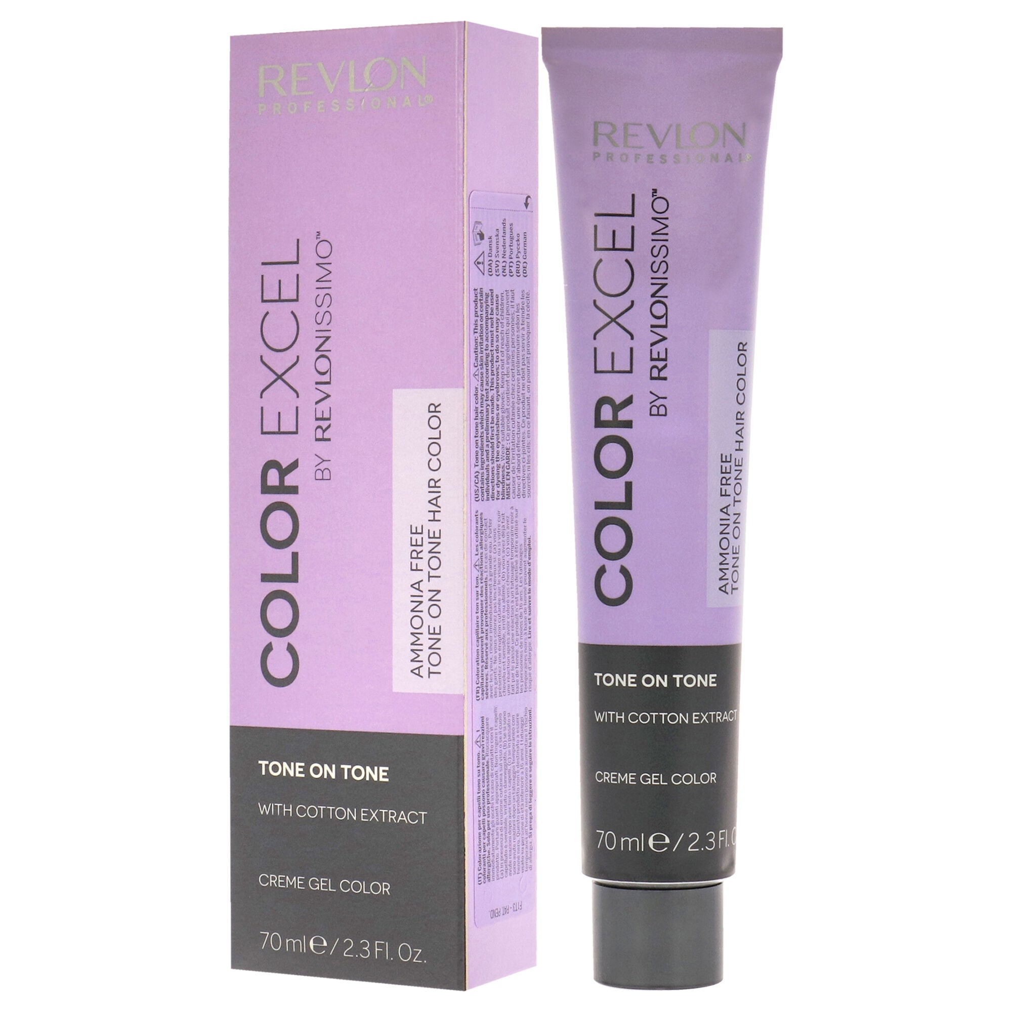 Revlonissimo Color Excel - 5.3 Light Golden Brown by Revlon for Unisex - 2.3 oz Hair Color, See Description, alternate image number 2