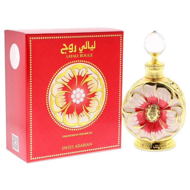Layali Rouge by Swiss Arabian for Women - 0.5 oz Parfum Oil, , alternate image number 6