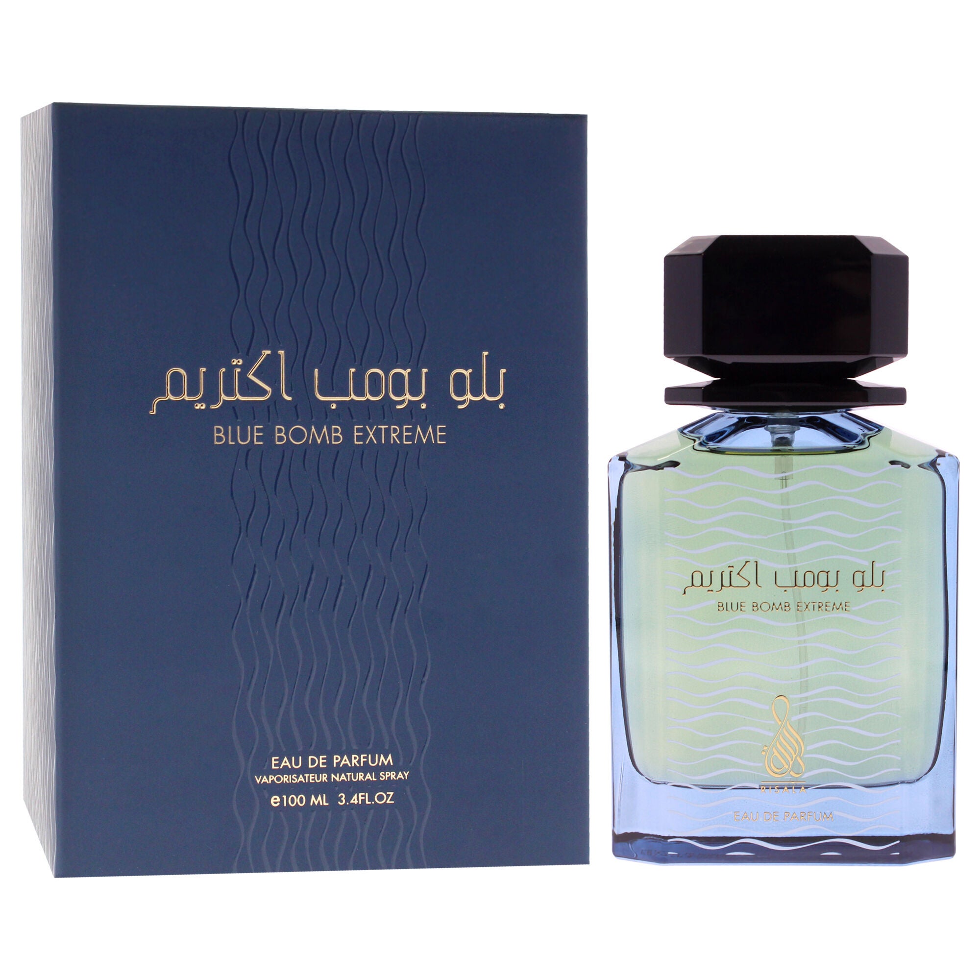 Blue Bomb Extreme by Risala for Unisex - 3.4 oz EDP Spray, See Description, alternate image number 2
