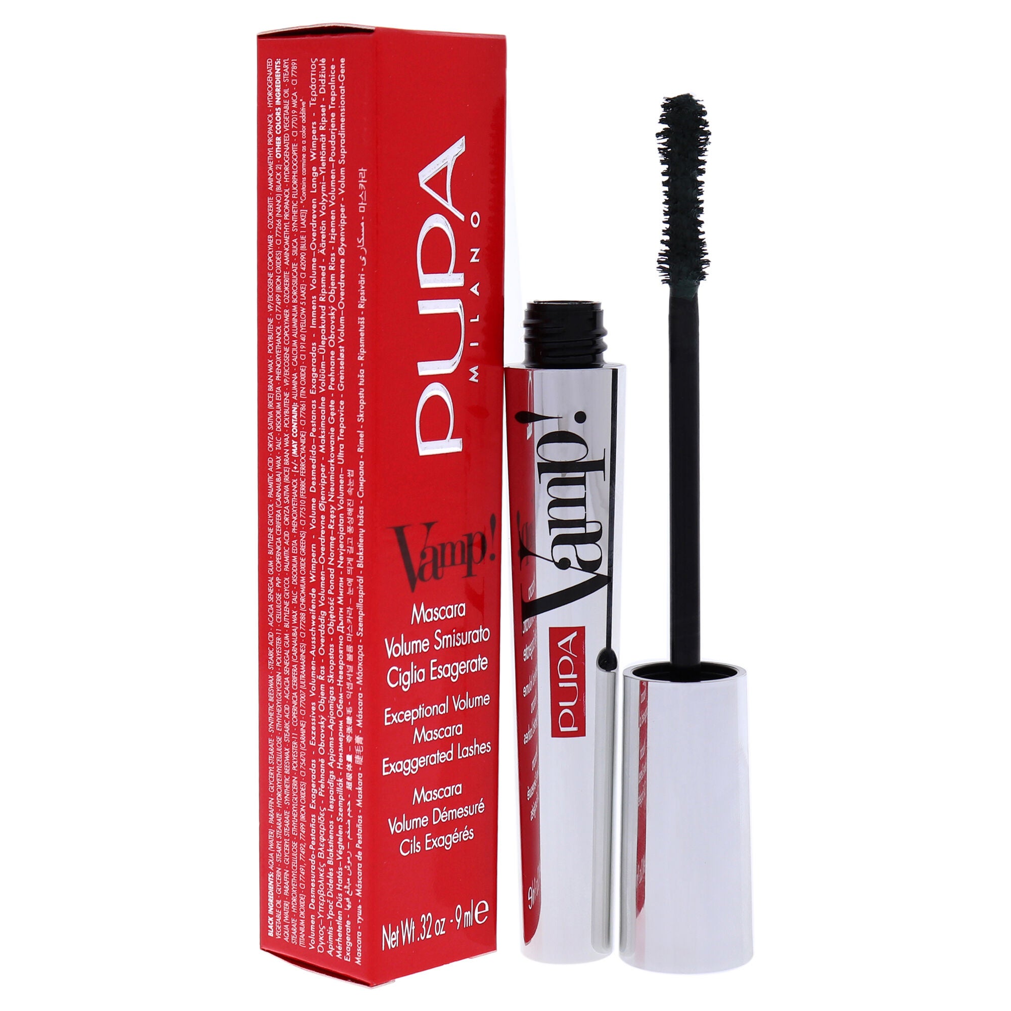 Vamp! Mascara - 504 Military Green by Pupa Milano for Women - 0.32 oz Mascara, See Description, alternate image number 2