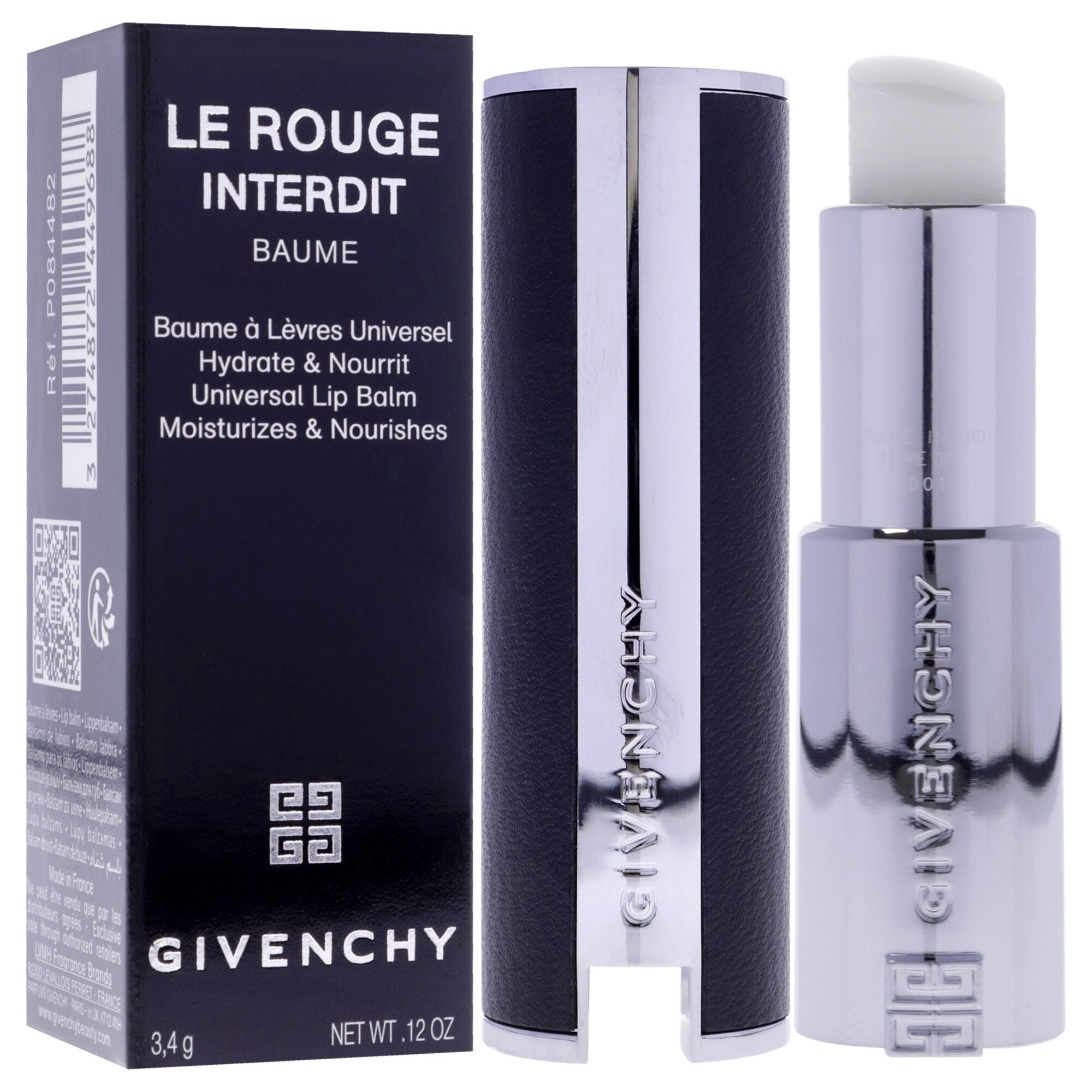 Le Rouge Interdit Baume Lip Balm - 00 Natural Finish by Givenchy for Women - 0.12 oz Lip Balm, See Description, alternate image number 2