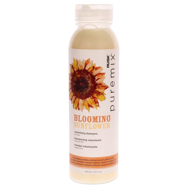 Puremix Blooming Sunflower Volumizing Shampoo - Fine Hair by Rusk for Unisex - 12 oz Shampoo, NA, hi-res image number null