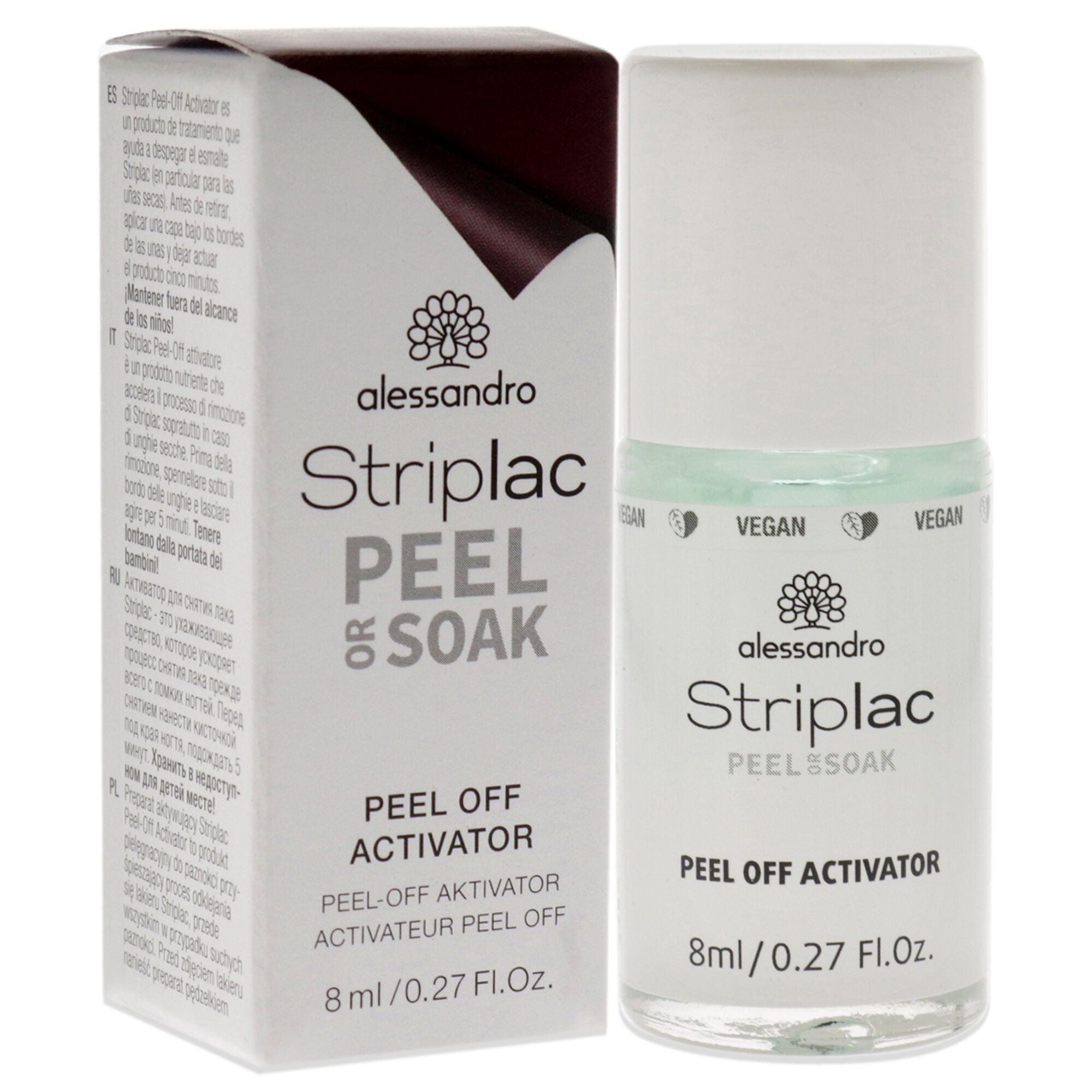 Striplac Peel or Soak - Peel Off Activator by Alessandro for Women 0.27 oz Nail Polish, See Description, alternate image number 1