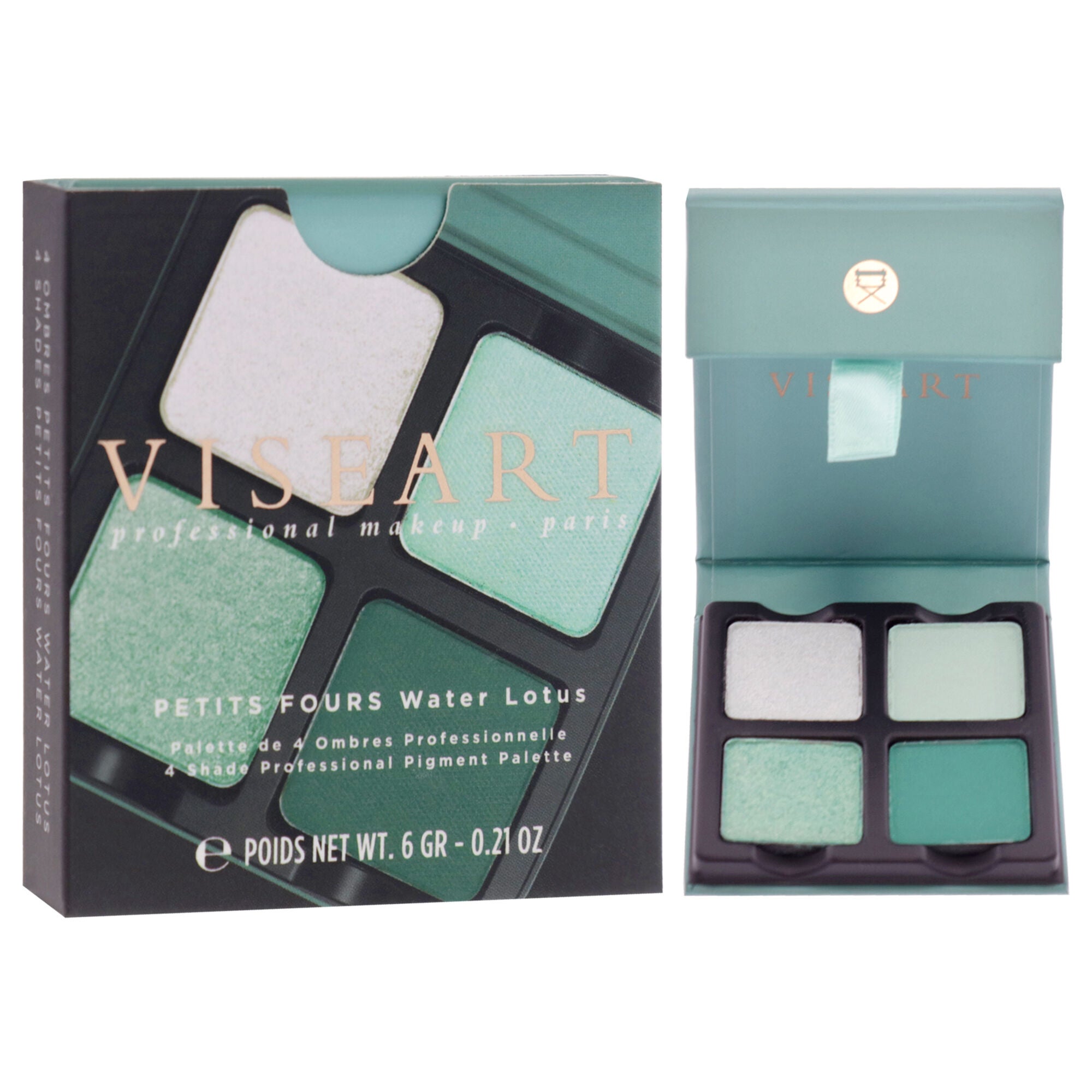 Petits Fours Eyeshadow Palette - Water Lotus by Viseart Paris for Women - 0.21 oz Eye Shadow, See Description, alternate image number 2