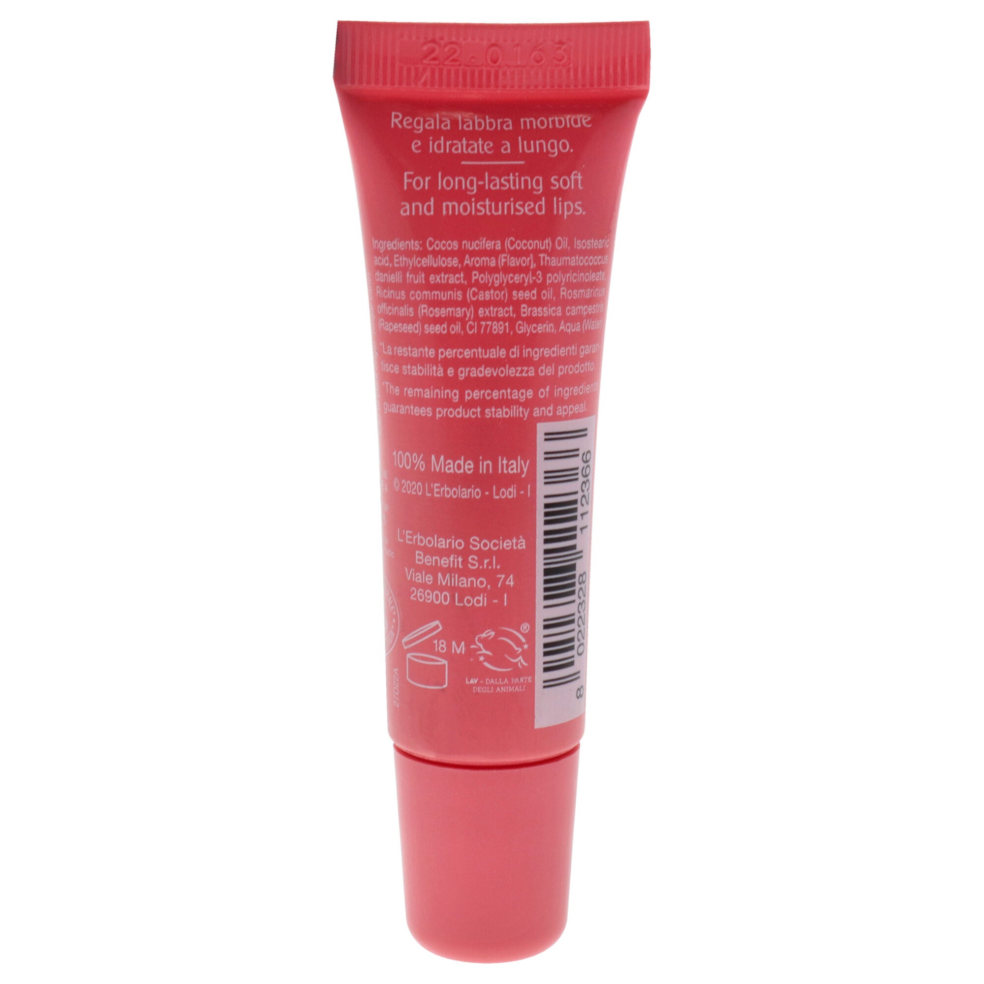 Dreamy Lip Butter - Coconut by LErbolario for Women - 0.3 oz Lip Balm, , alternate image number 3