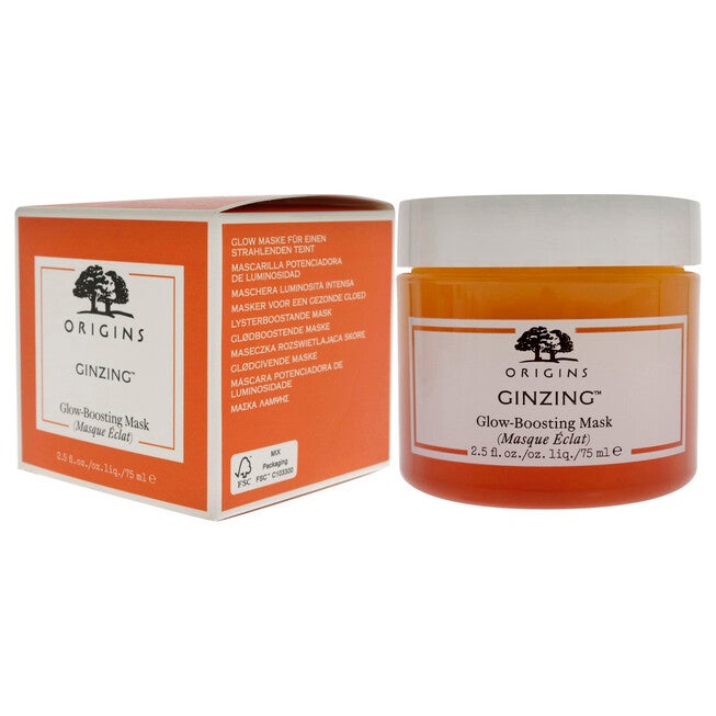 Ginzing Glow-Boosting Mask by Origins for Women - 2.5 oz Mask, , alternate image number 8