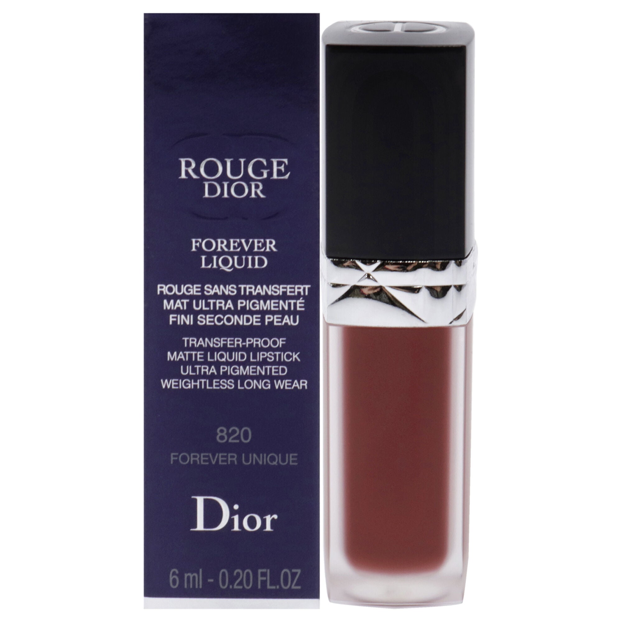 Rouge Dior Forever Liquid Matte - 820 Forever Unique by Christian Dior for Women - 0.20 oz Lipstick, See Description, hi-res image number 0