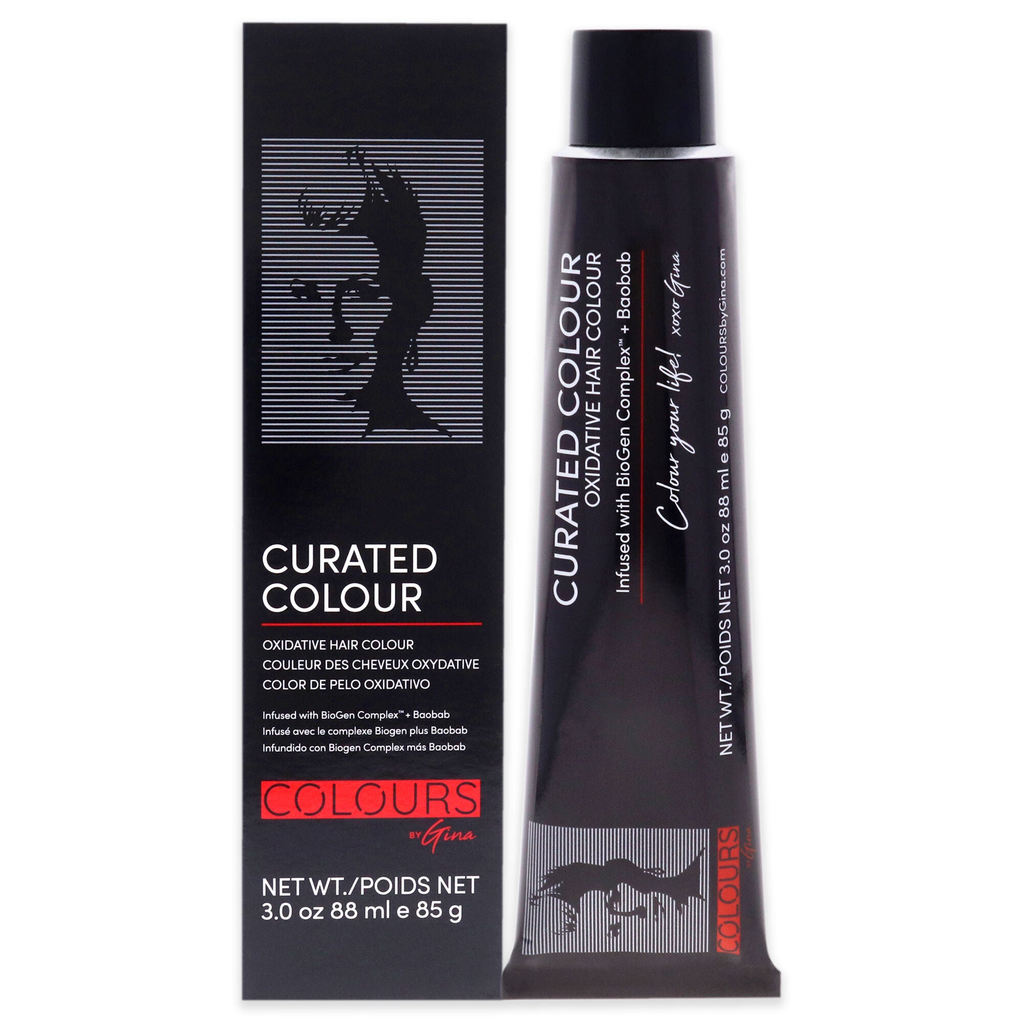 Curated Colour - 5.0-5N Light Natural Brown by Colours By Gina for Unisex - 3 oz Hair Color, See Description, hi-res image number 0