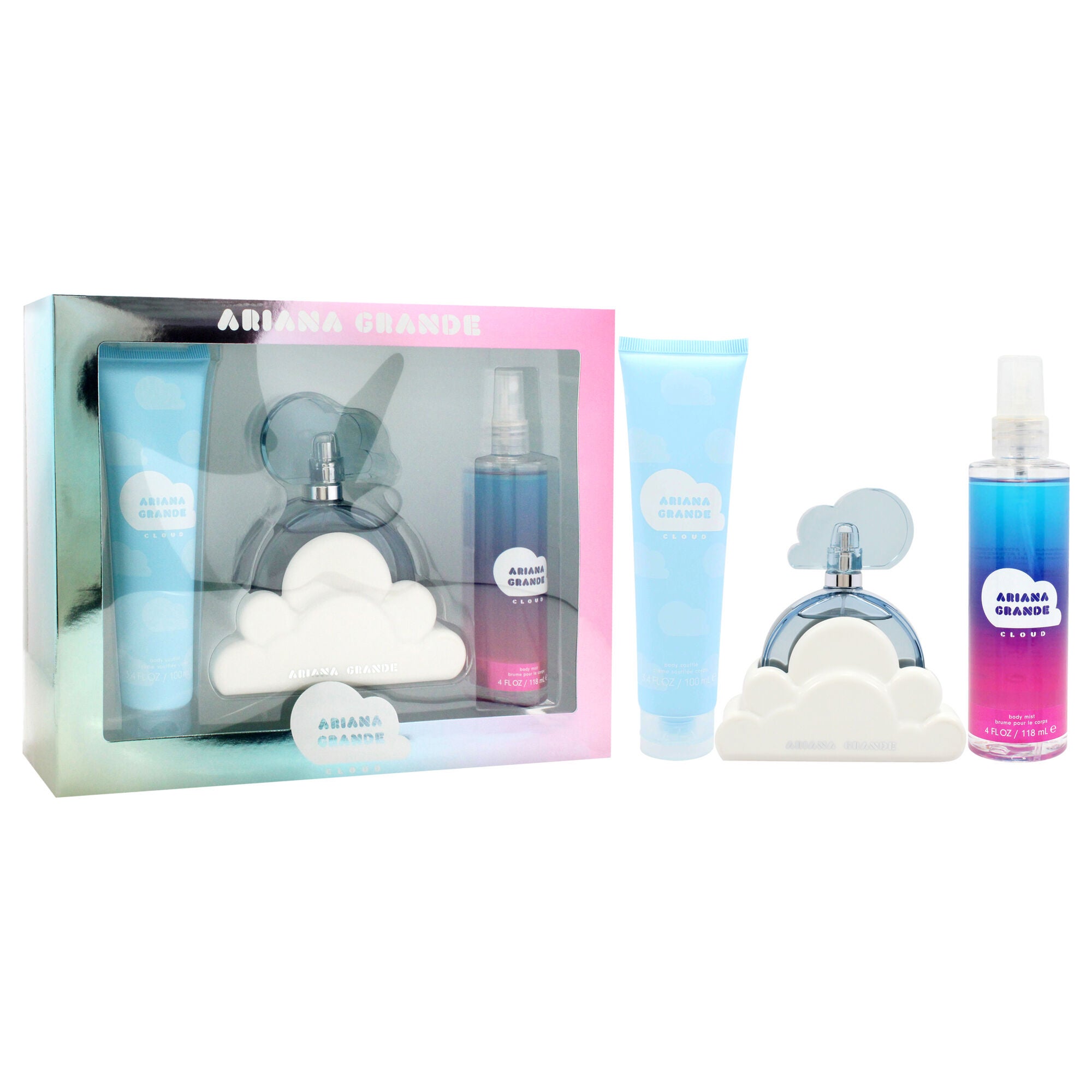 Cloud by Ariana Grande for Women - 3 Pc Gift Set 3.4oz EDP Spray, 3.4oz Body Souffle, 4oz Body Mist, , alternate image number 6
