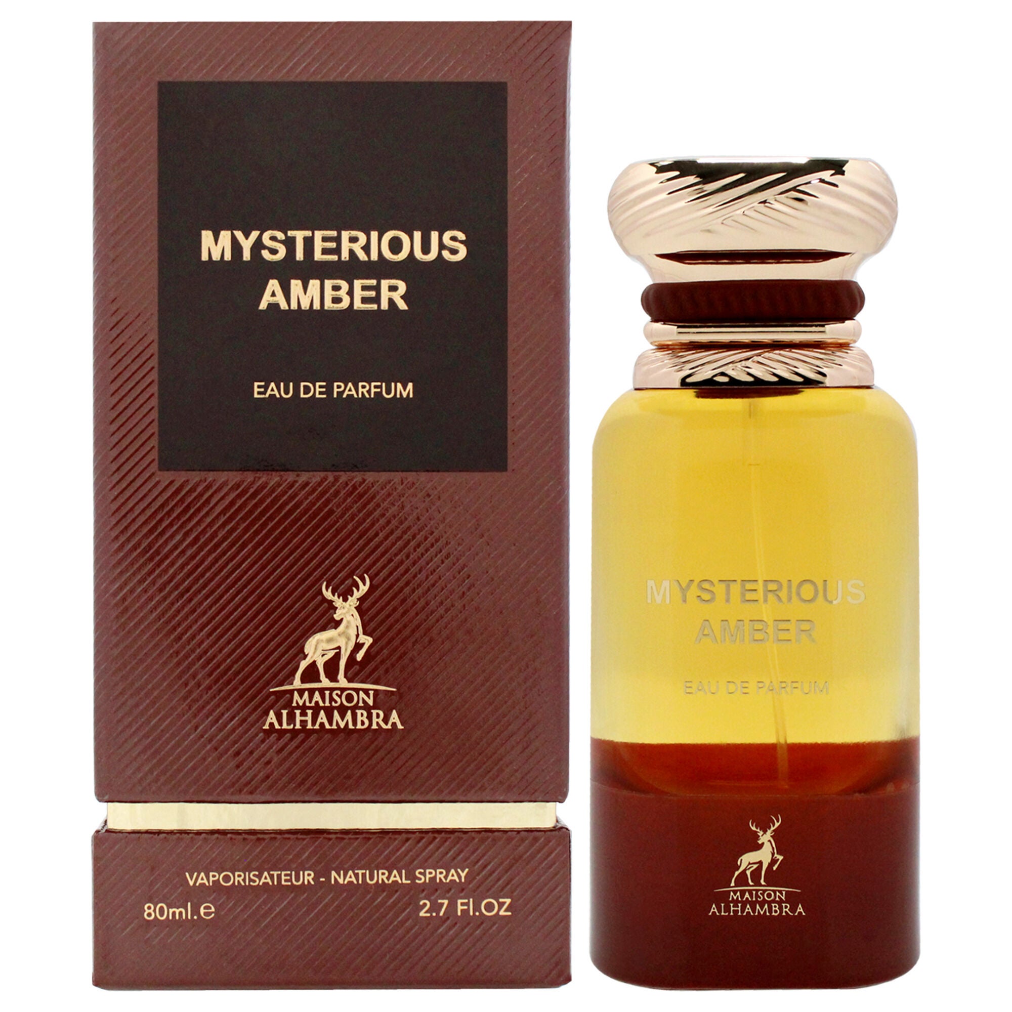 Mysterious Amber by Maison Alhambra for Women - 2.7 oz EDP Spray, Clear, hi-res image number 0