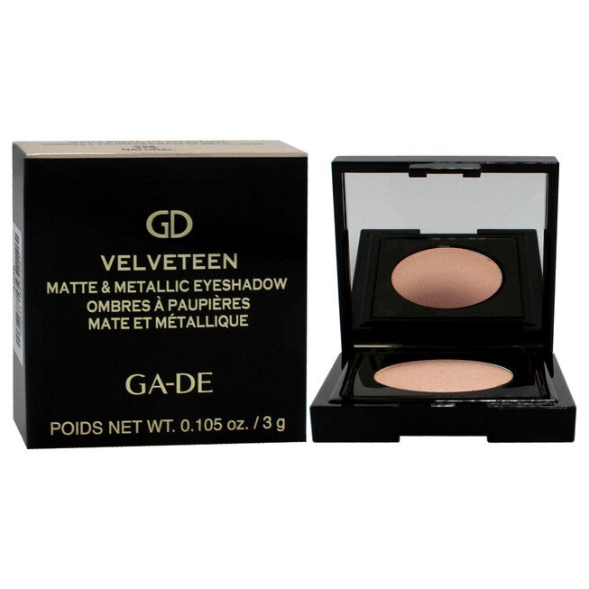Velveteen Matte and Metallic Eyeshadow - 228 Natural by GA-DE for Women - 0.105 oz Eye Shadow, NA, alternate image number null
